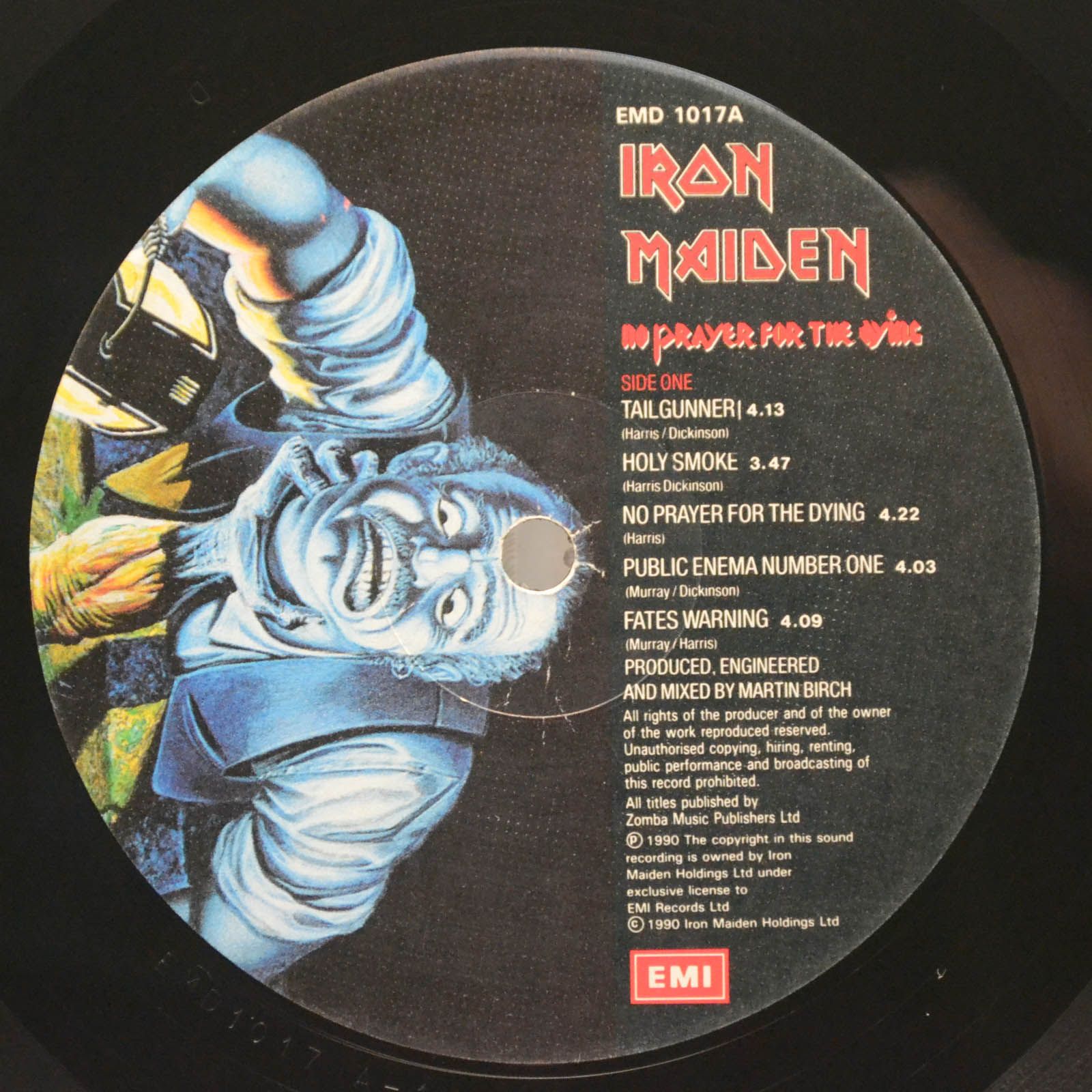 Iron Maiden — No Prayer For The Dying (1-st, UK), 1990
