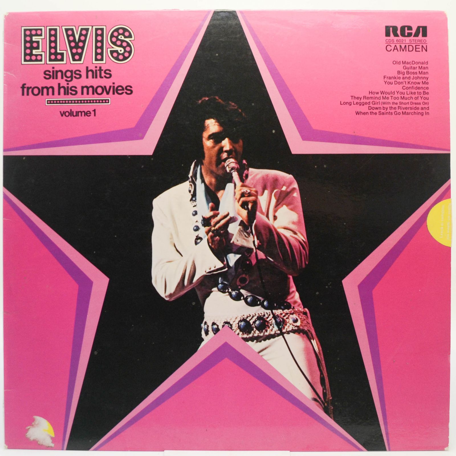 Sings Hits From His Movies Volume 1, 1972