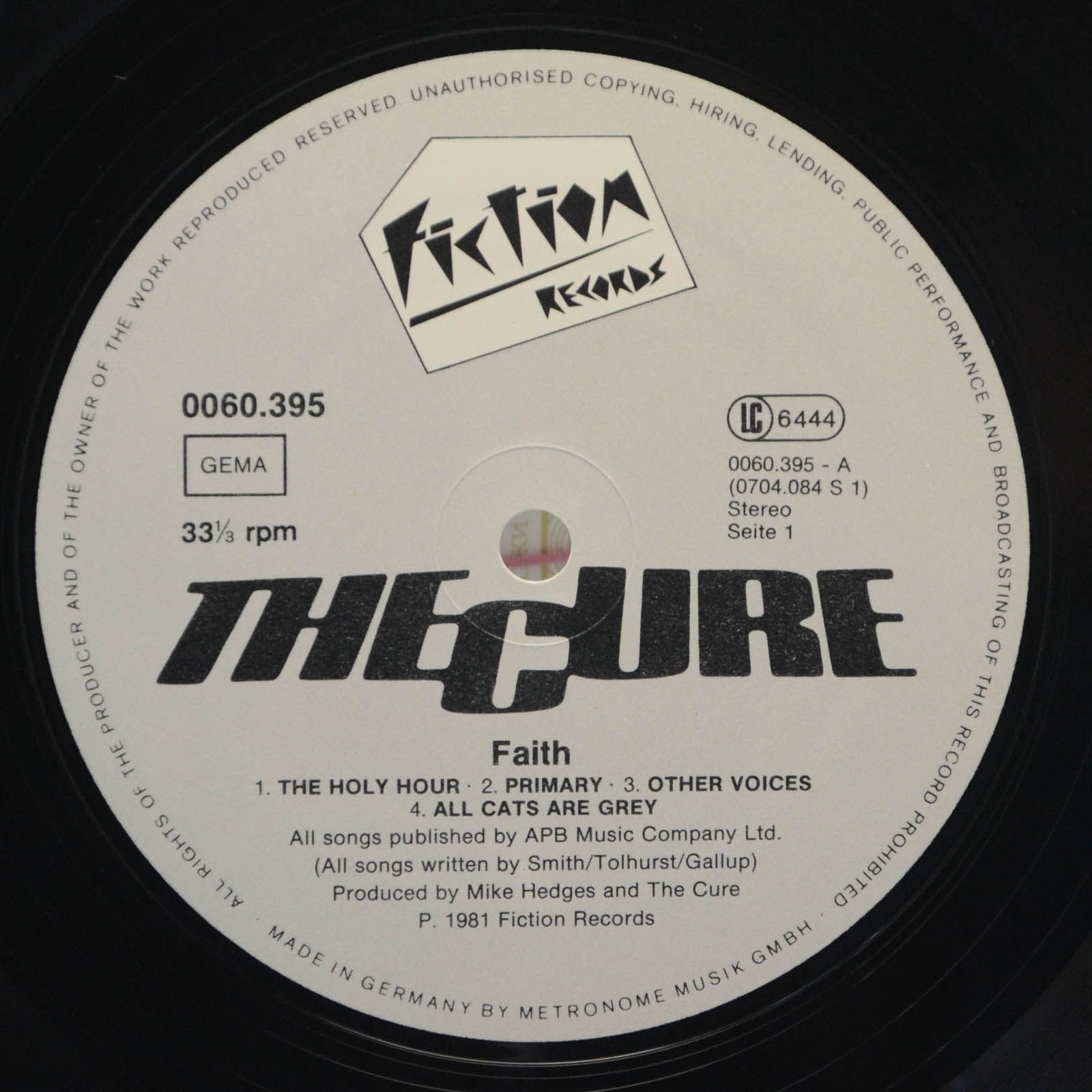 Cure — Faith, 1981