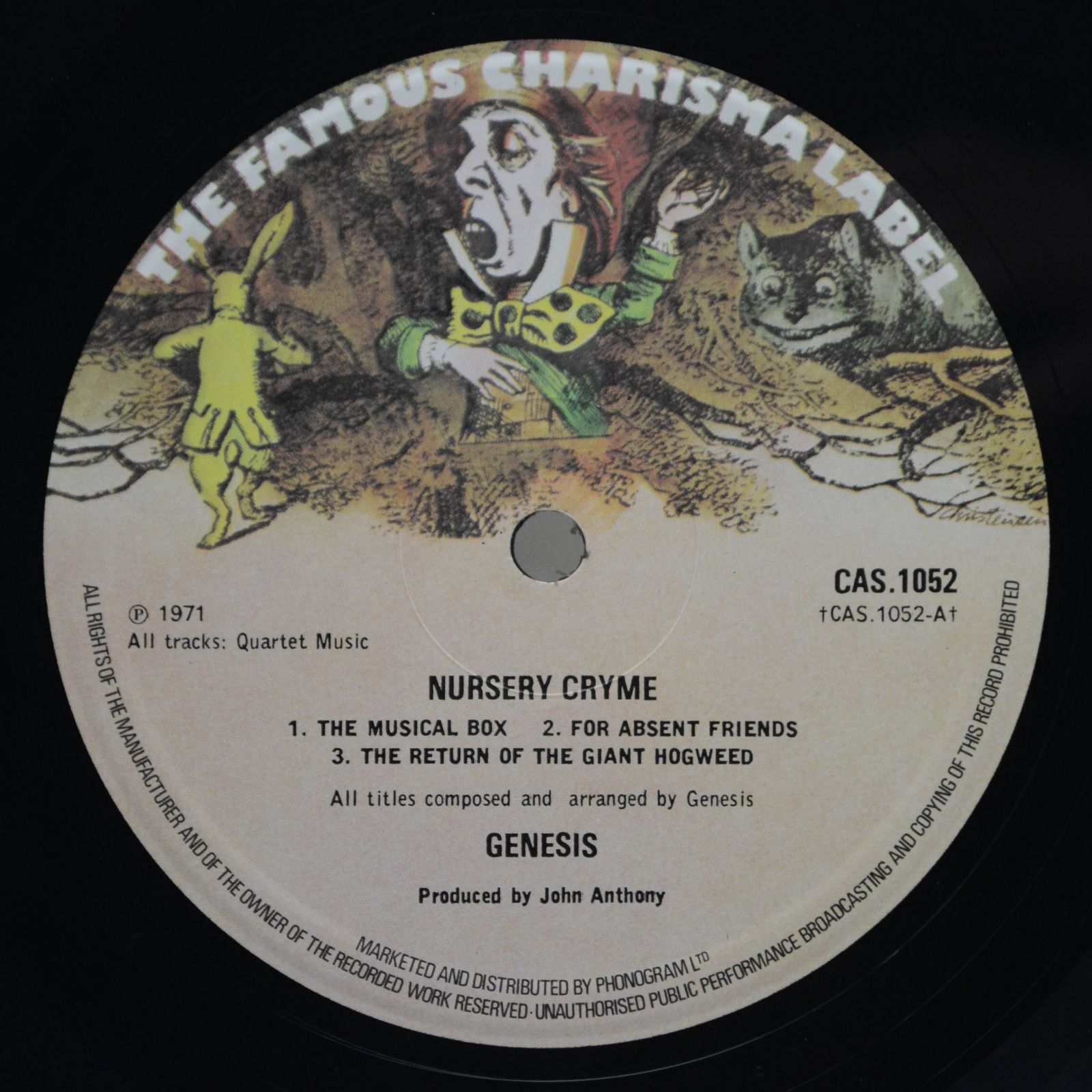 Genesis — Nursery Cryme (UK), 1971