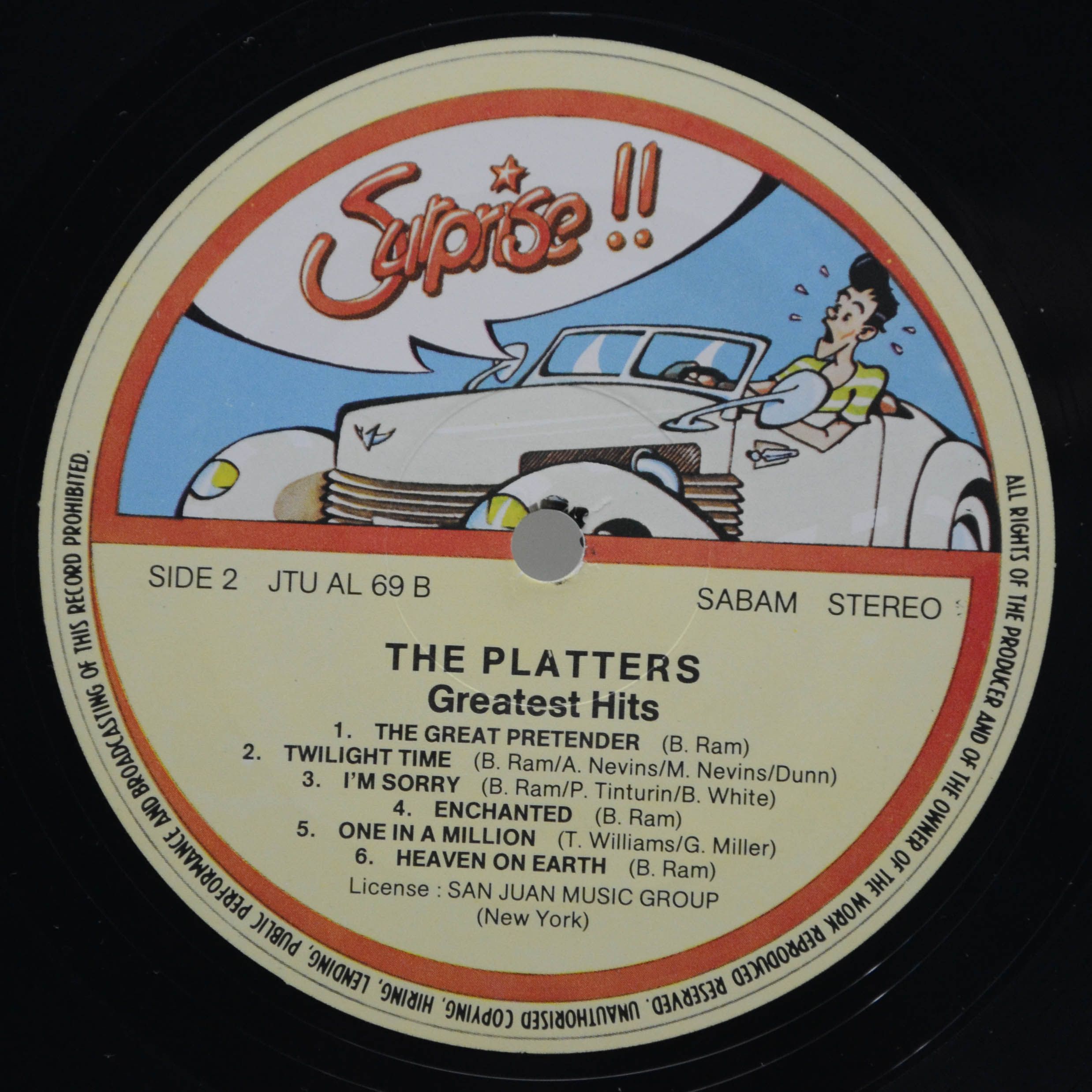 Platters — Greatest Hits, 1981