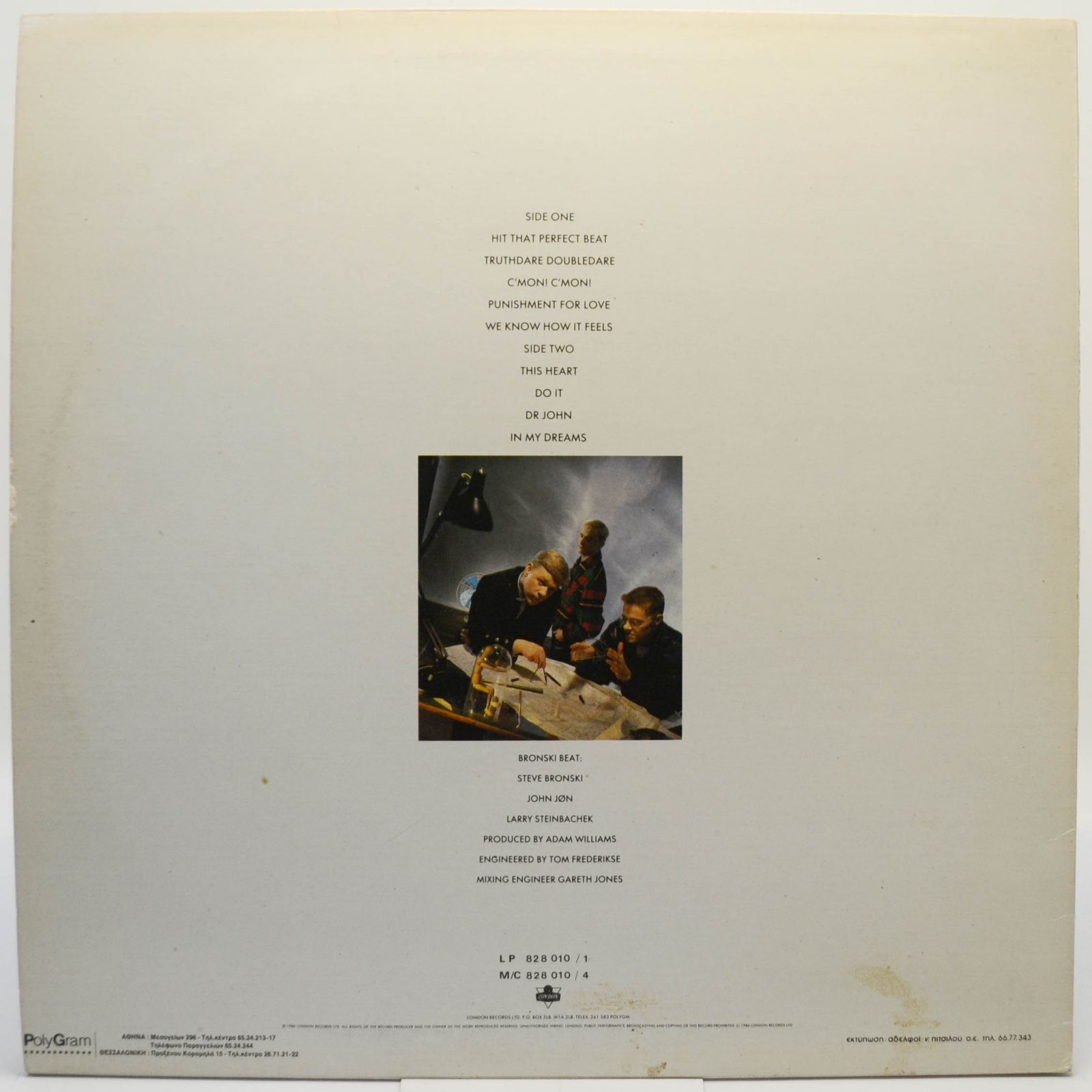 Bronski Beat — Truthdare Doubledare, 1986