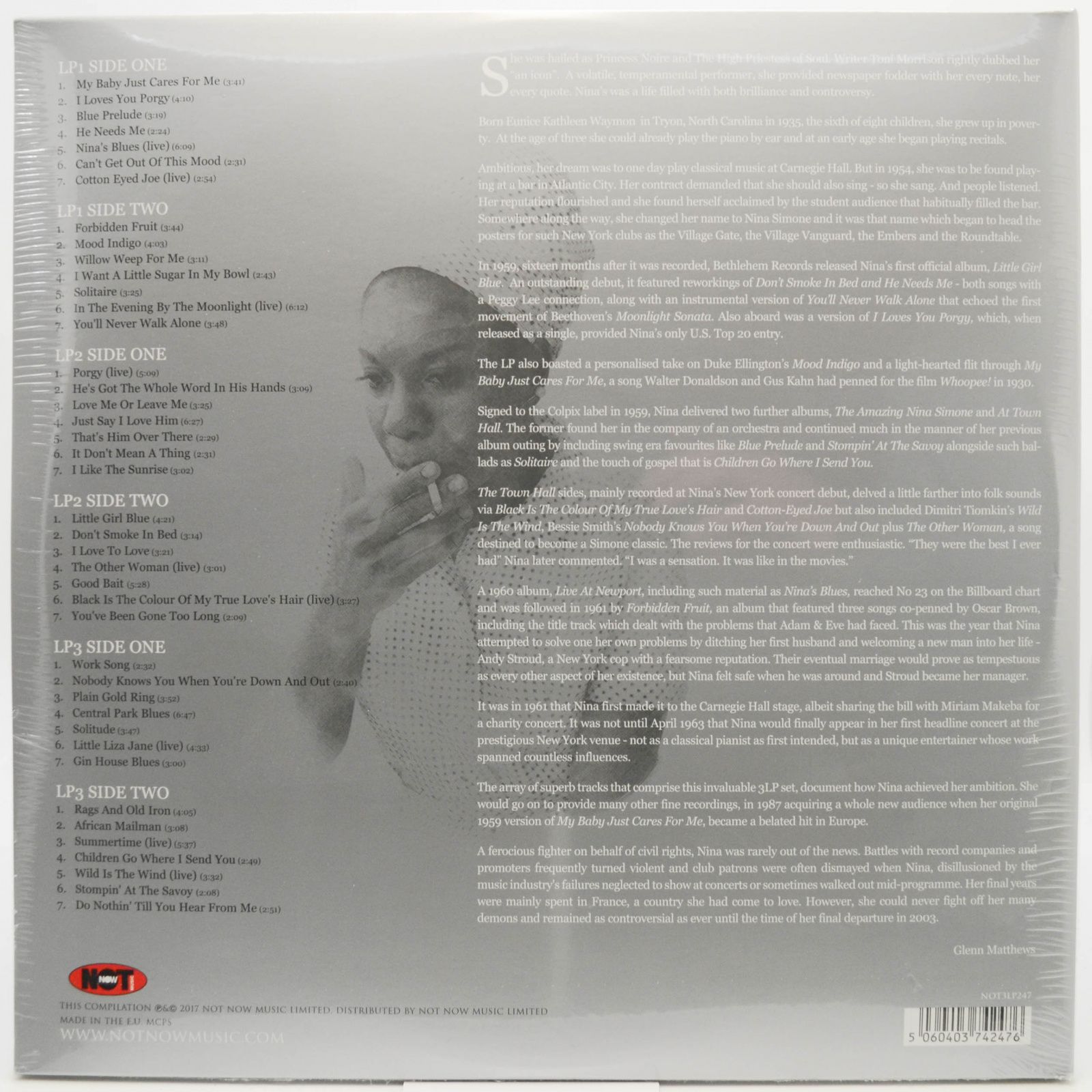 Nina Simone — The Platinum Collection - 42 All Time Classics (3LP), 2017