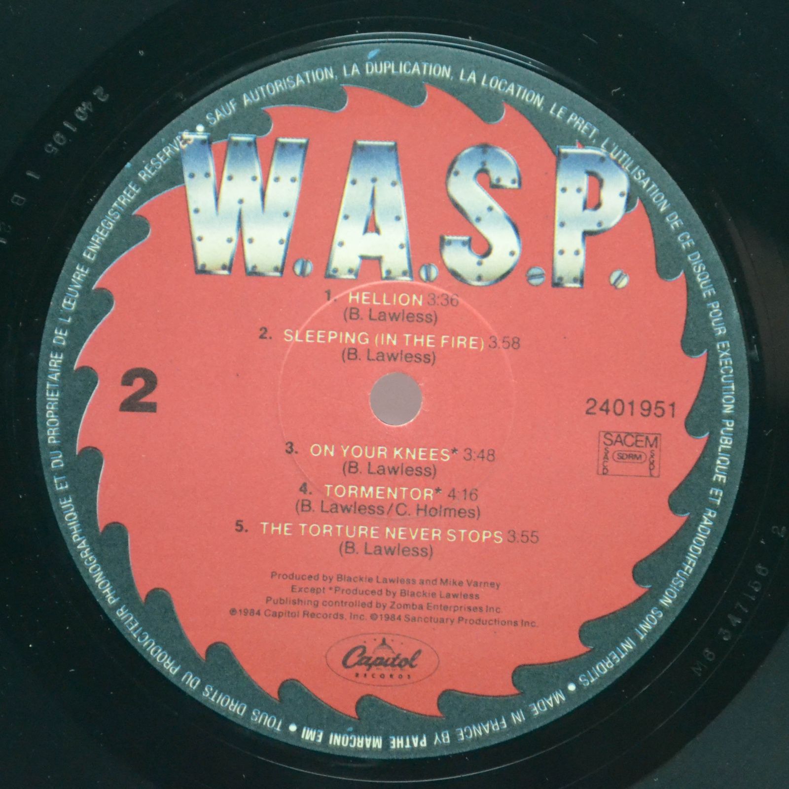 W.A.S.P. — W.A.S.P., 1984