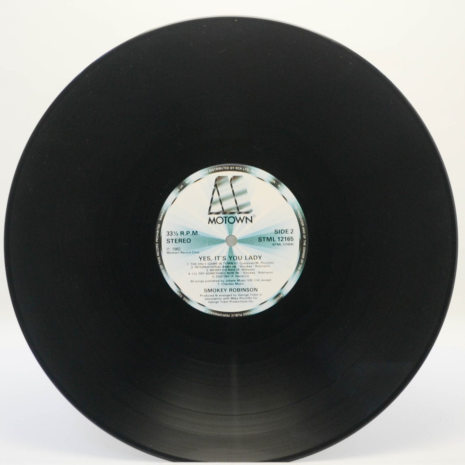 Smokey Robinson — Yes It's You Lady, 1982