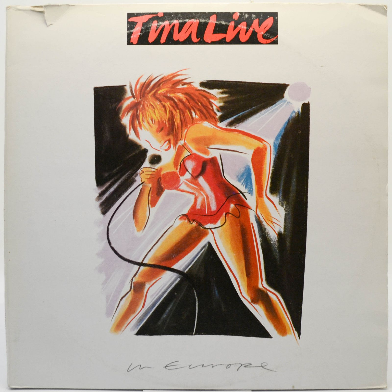 Tina Turner — Tina Live In Europe (3LP), 1989