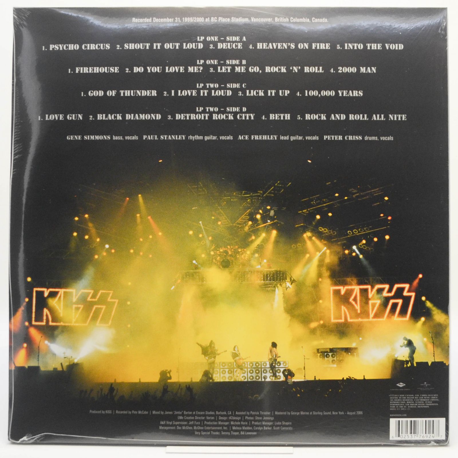 Kiss — Alive: The Millennium Concert (2LP), 2014