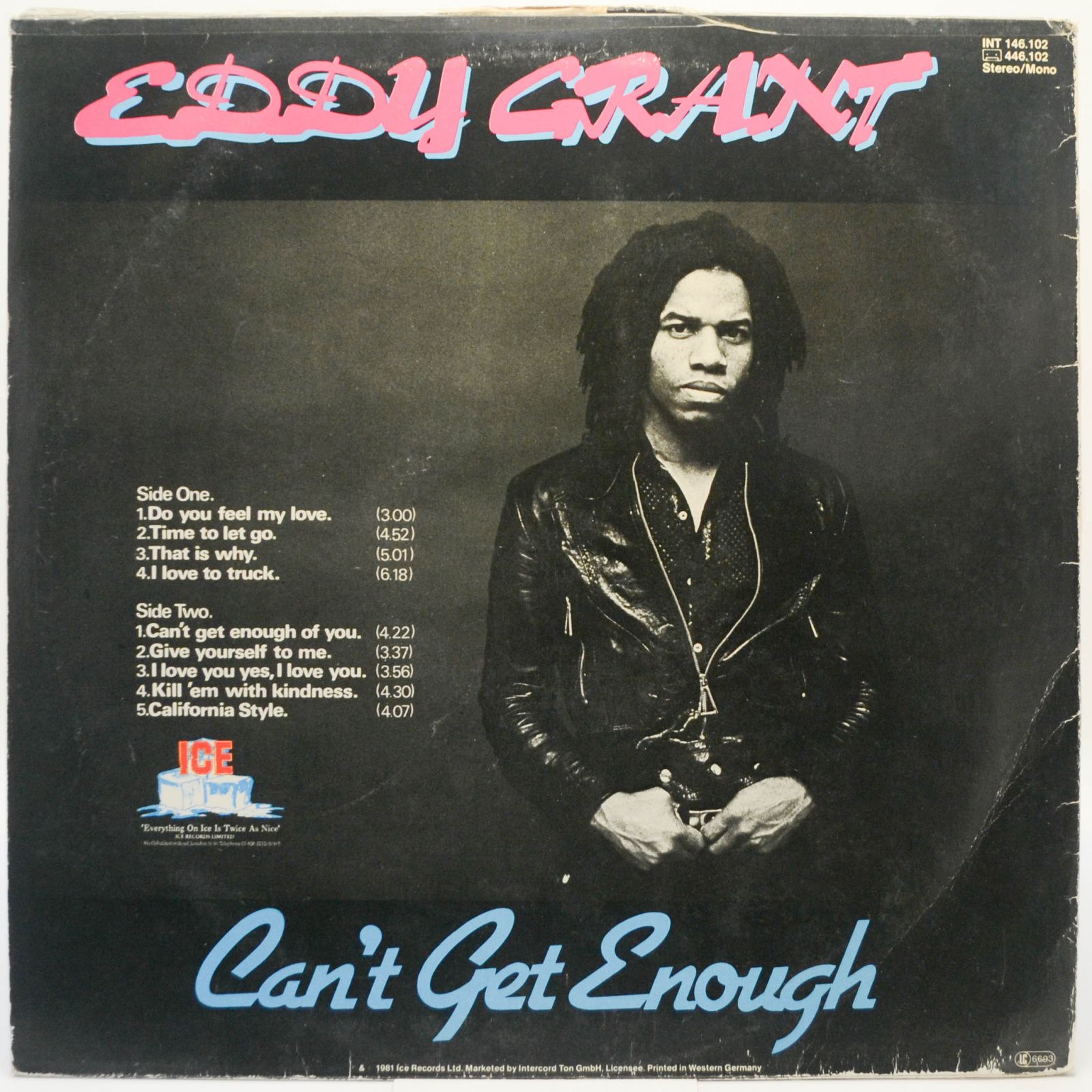 Eddy Grant — Can't Get Enough, 1981