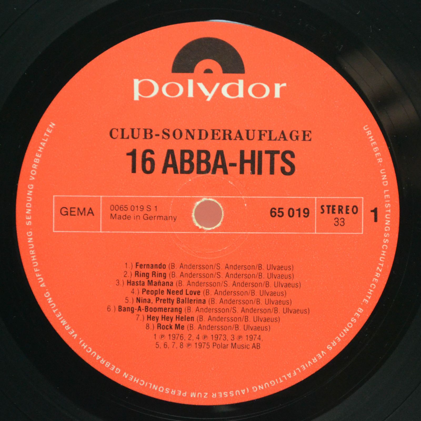 ABBA — 16 ABBA Hits, 1976