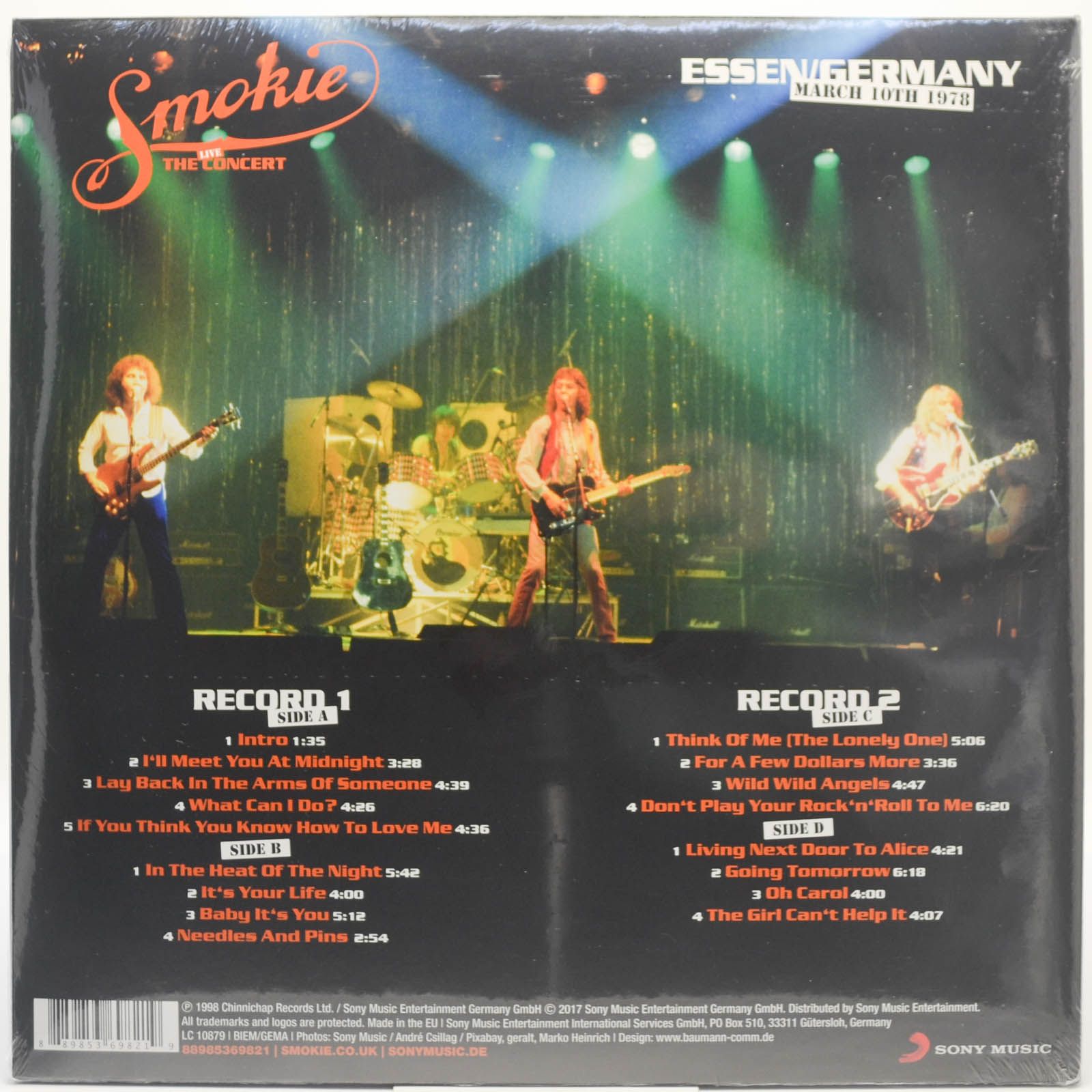 Smokie — The Live Concert (2LP), 1998