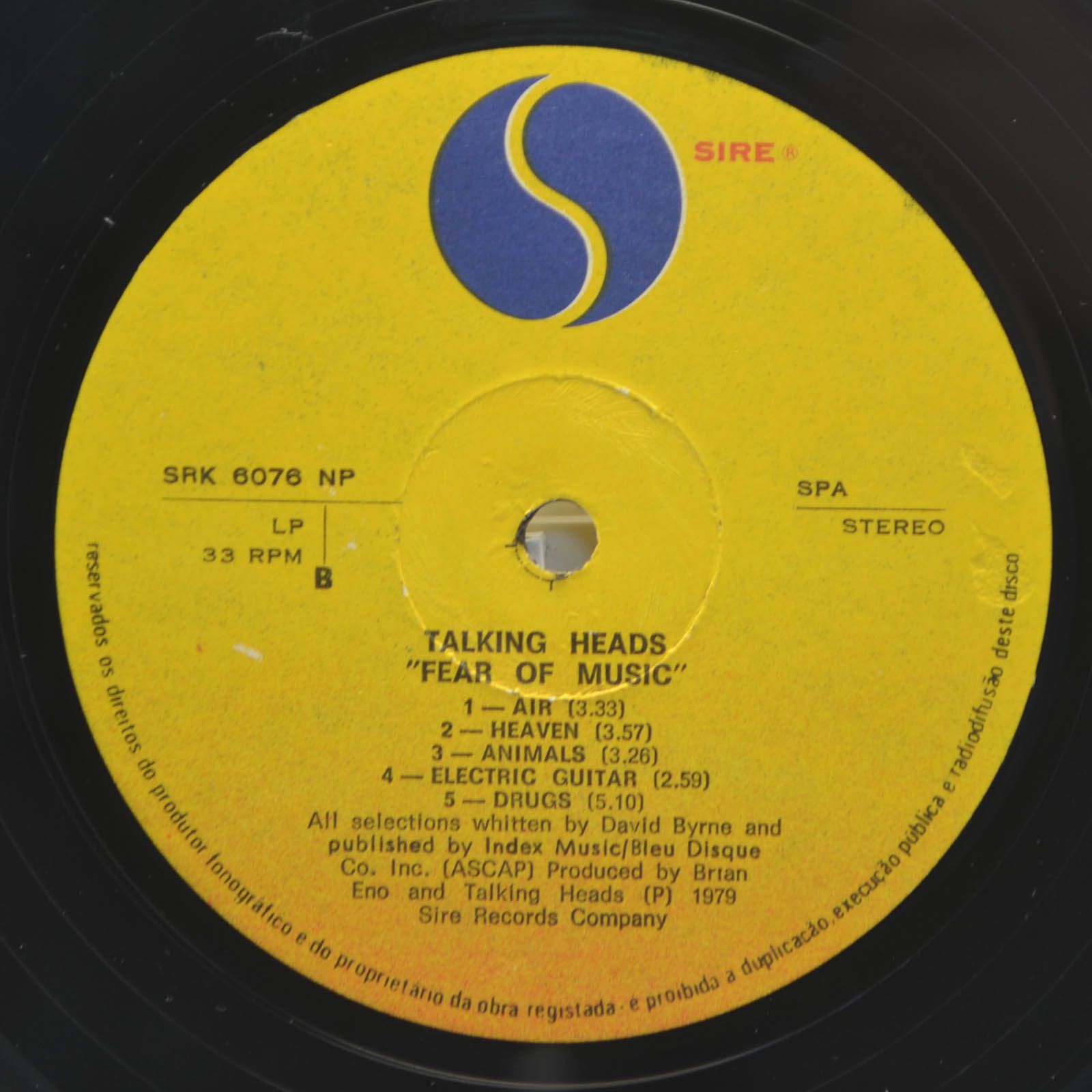 Talking Heads — Fear Of Music, 1979