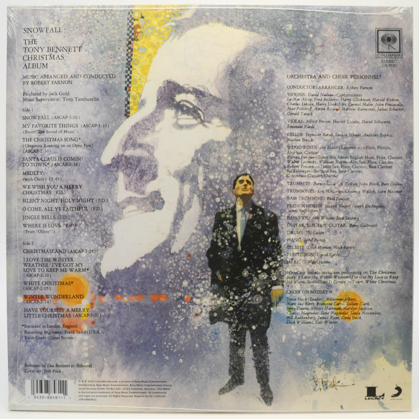 Tony Bennett — Snowfall (The Tony Bennett Christmas Album), 1968