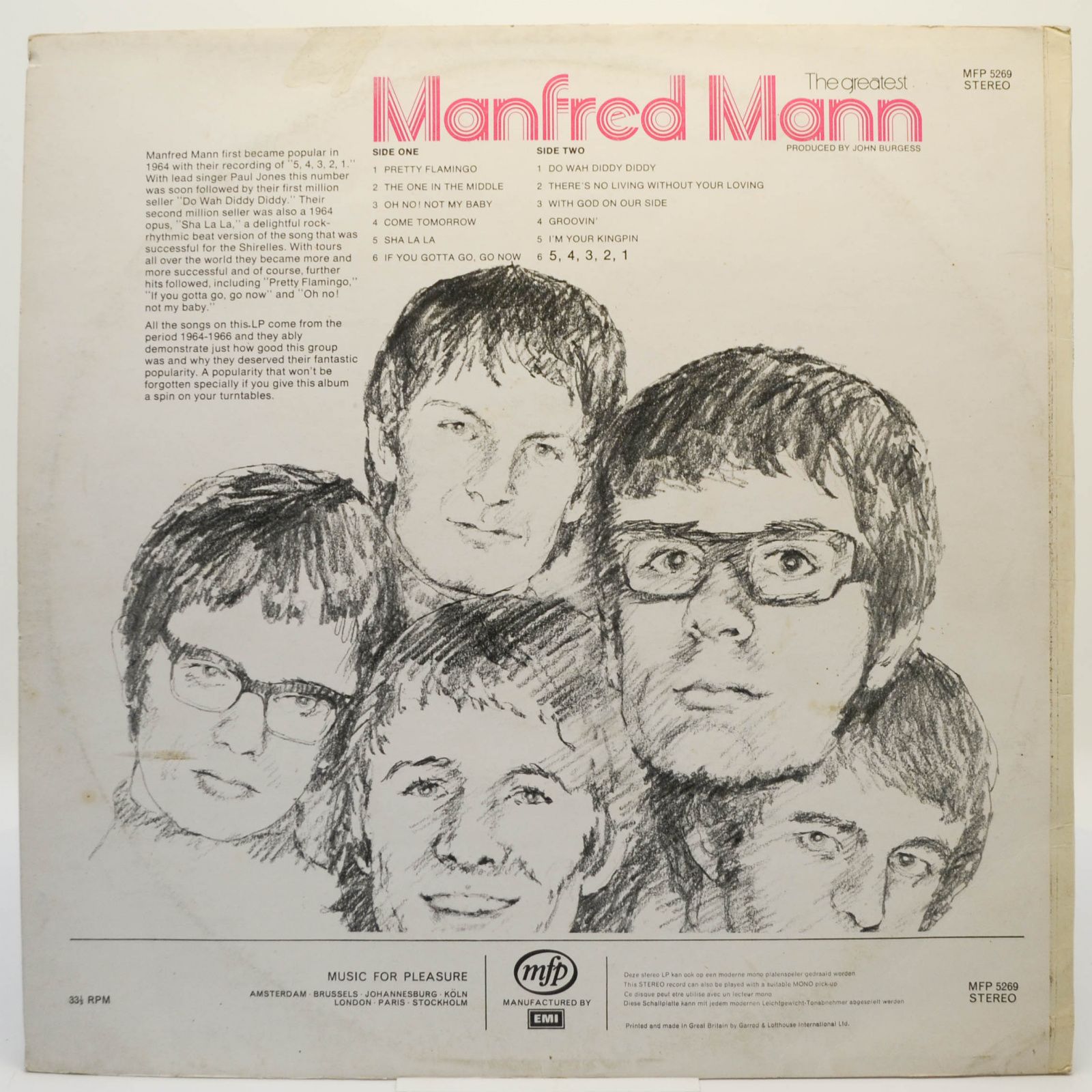 Manfred Mann — The Greatest, 1972