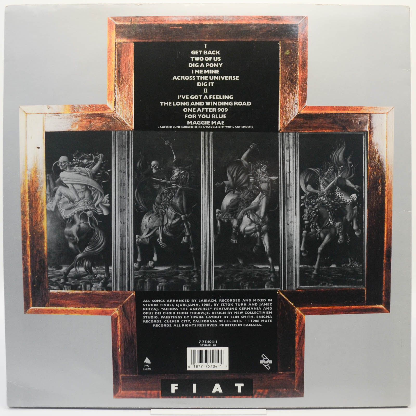 Laibach — Let It Be (USA), 1988