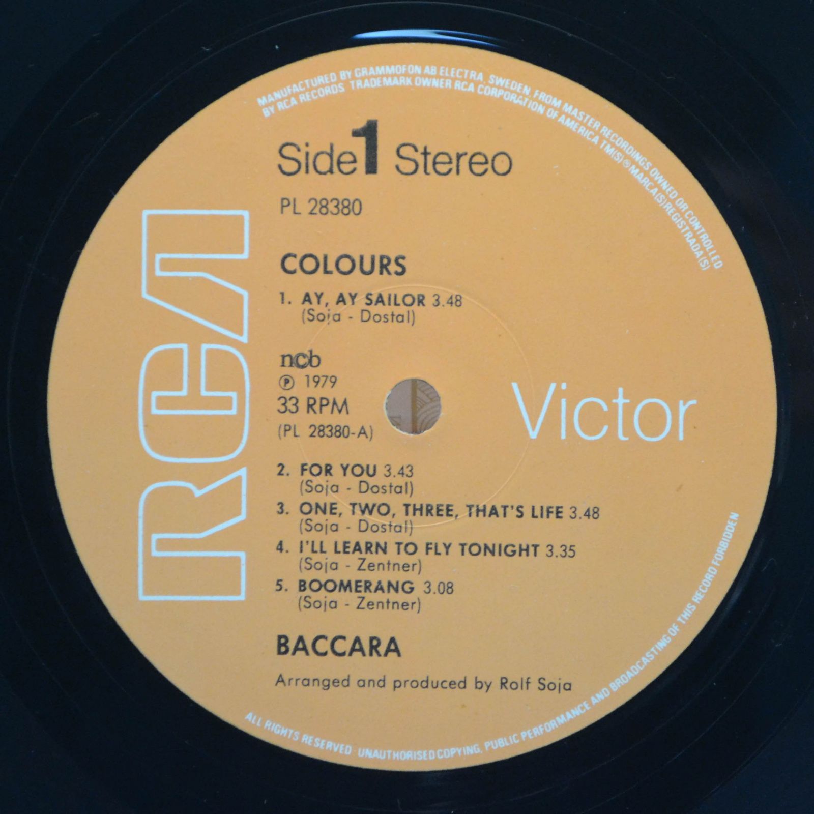 Baccara — Colours, 1979