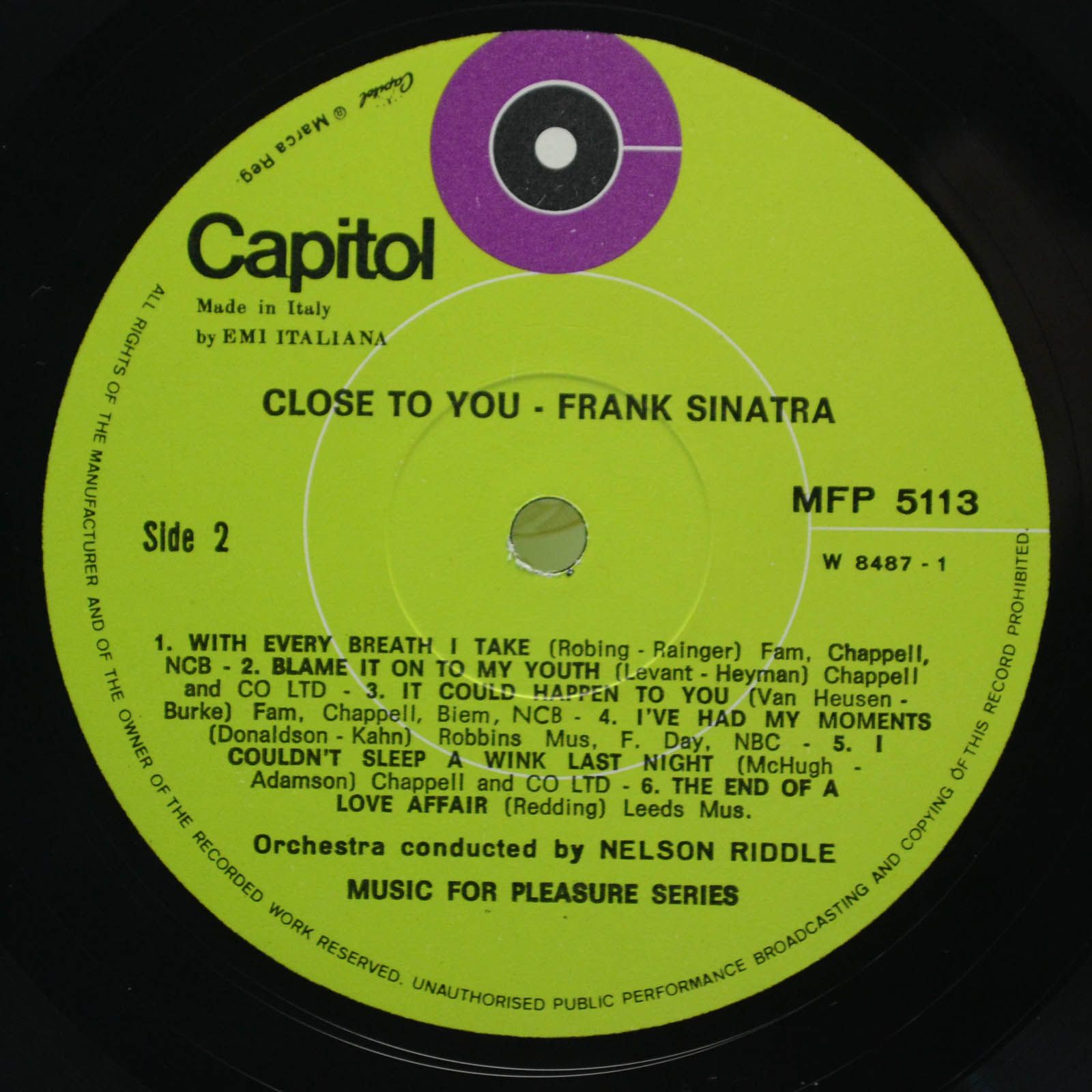 Frank Sinatra — Close To You, 1970