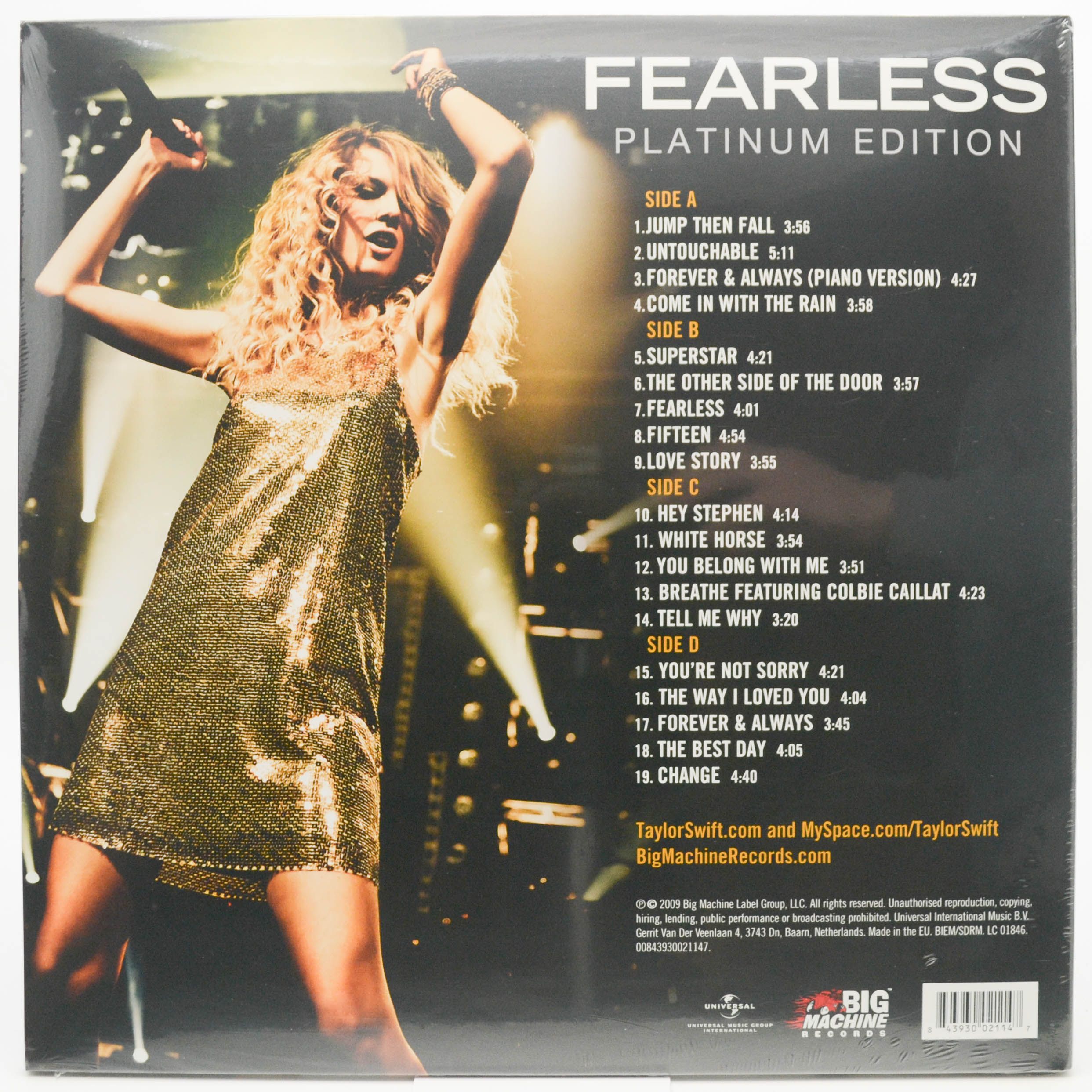 Taylor Swift — Fearless (Platinum Edition) (2LP), 2008