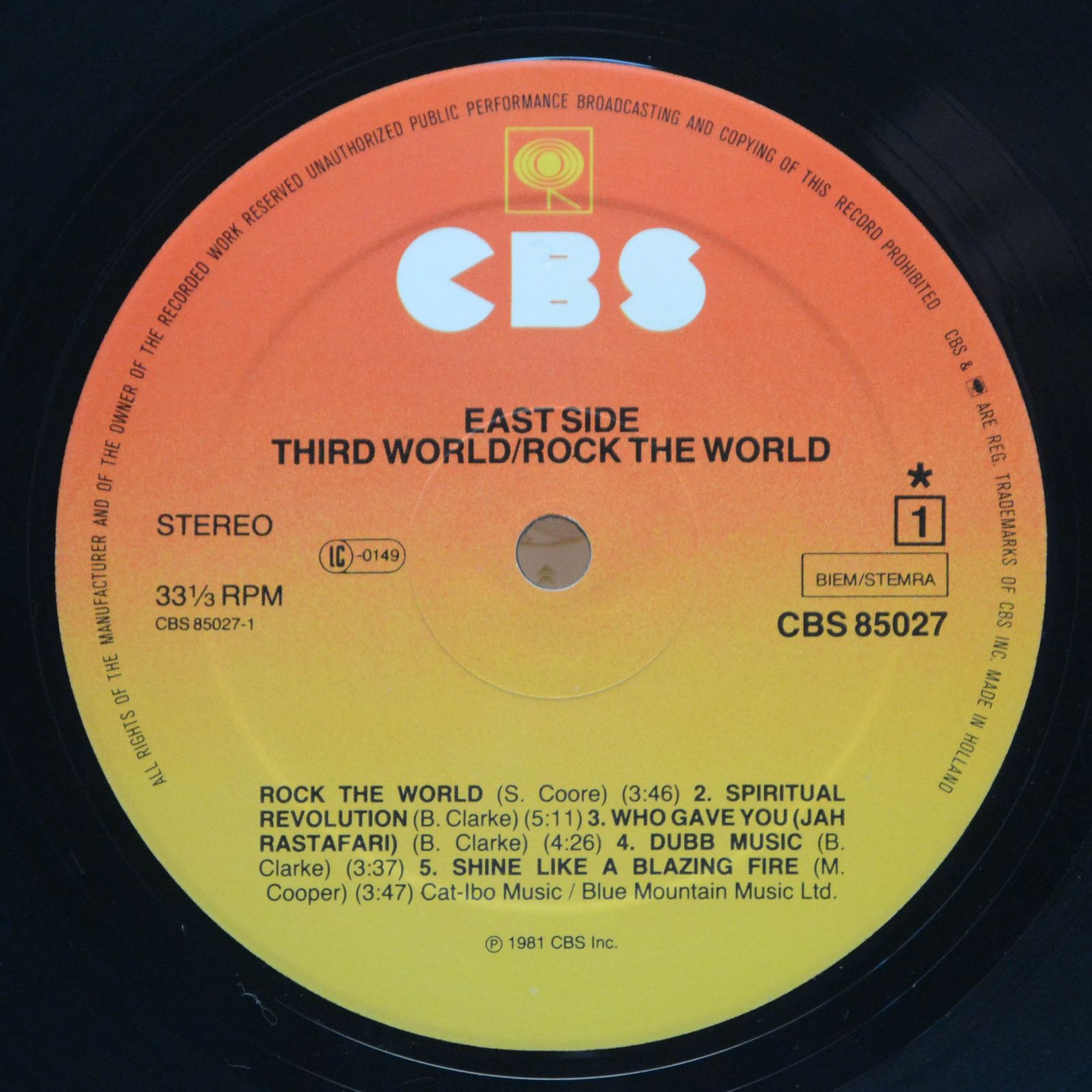 Third World — Rock The World, 1981