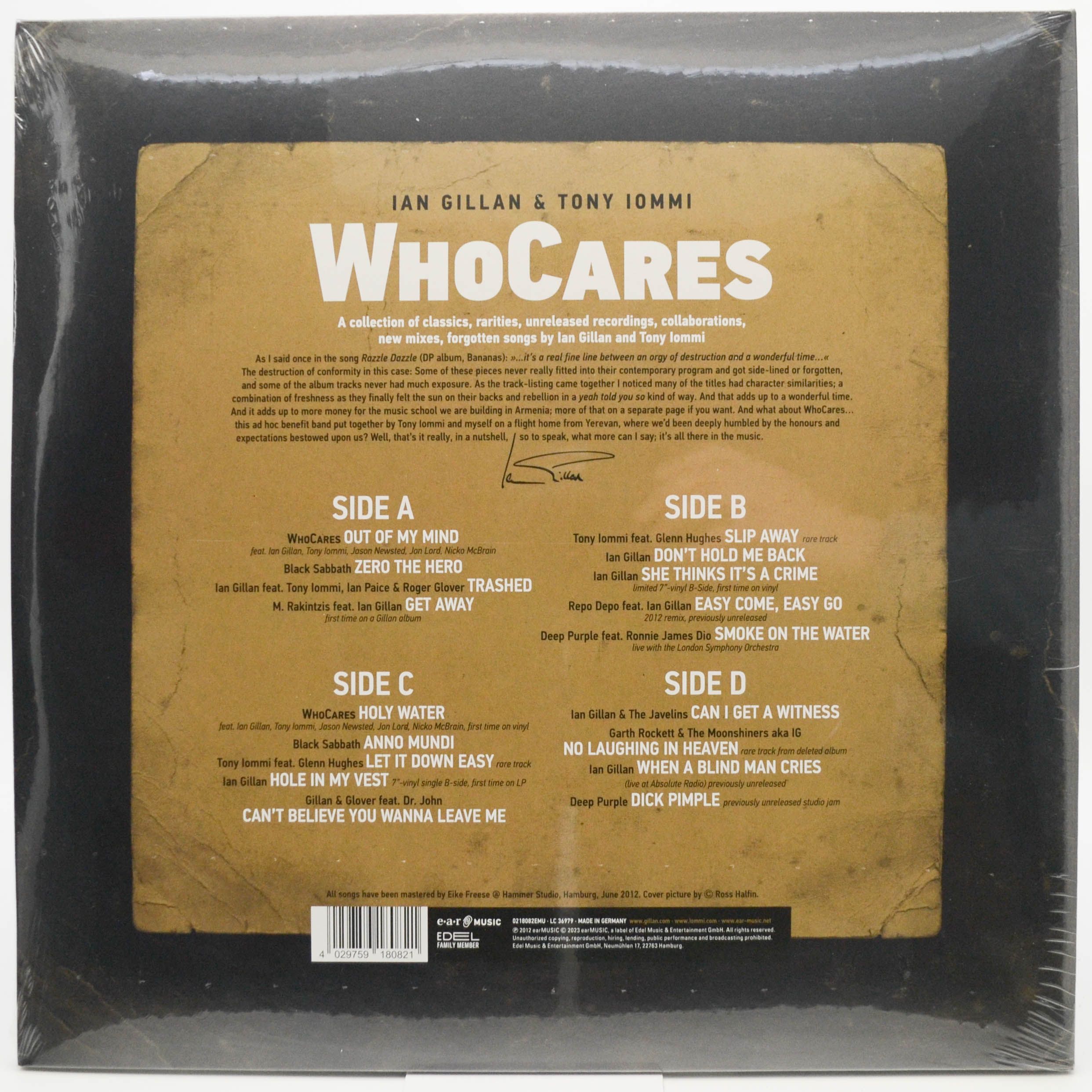 Ian Gillan & Tony Iommi — WhoCares (2LP), 2012