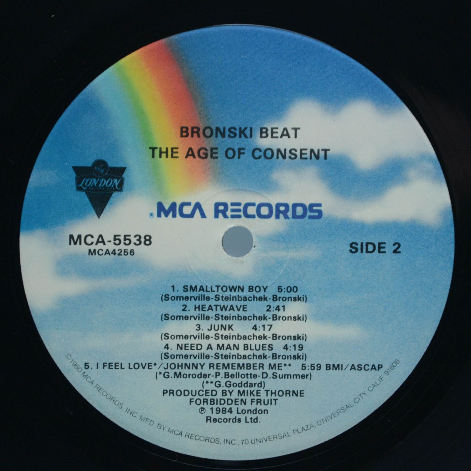 Bronski Beat — The Age Of Consent (USA), 1984