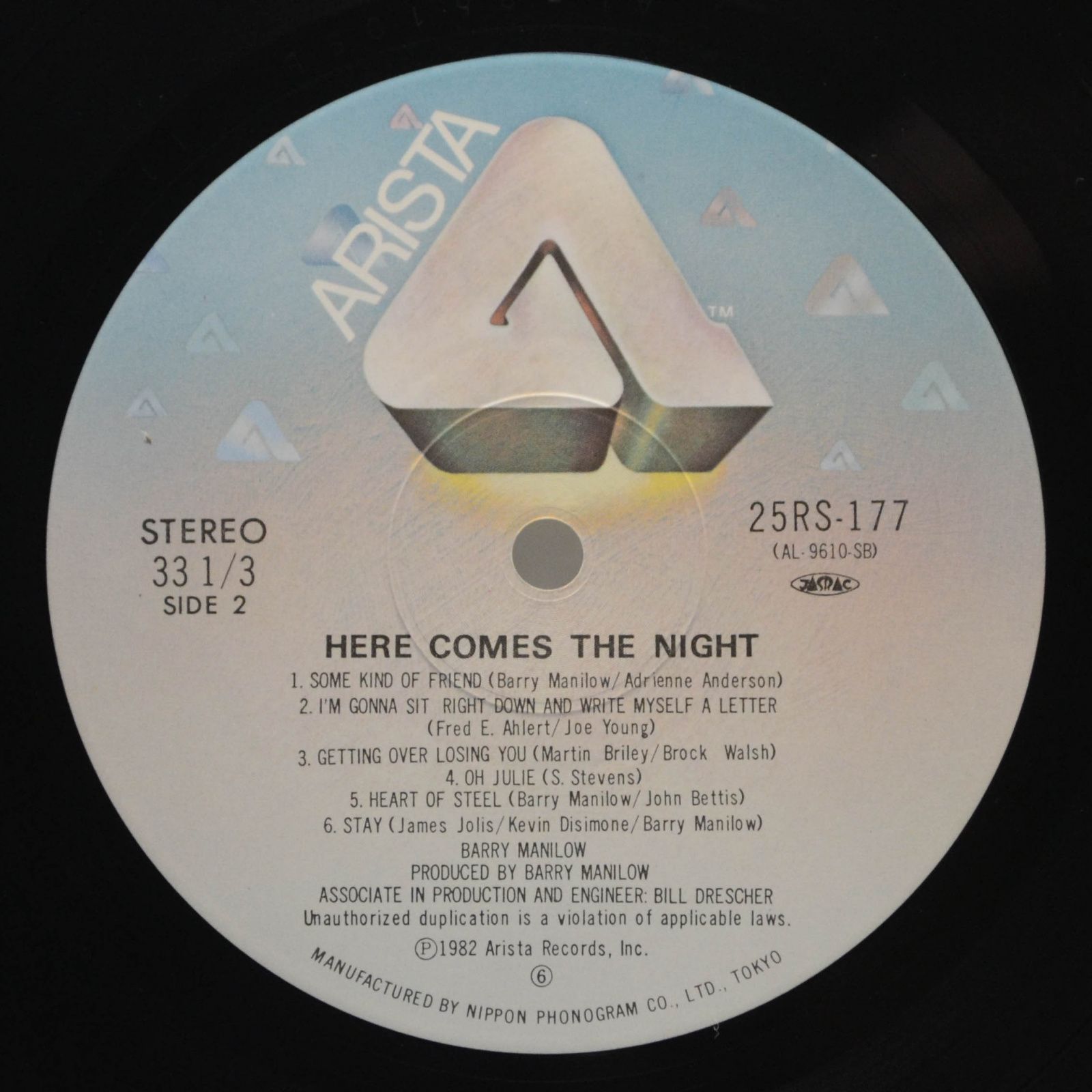 Barry Manilow — Here Comes The Night, 1982