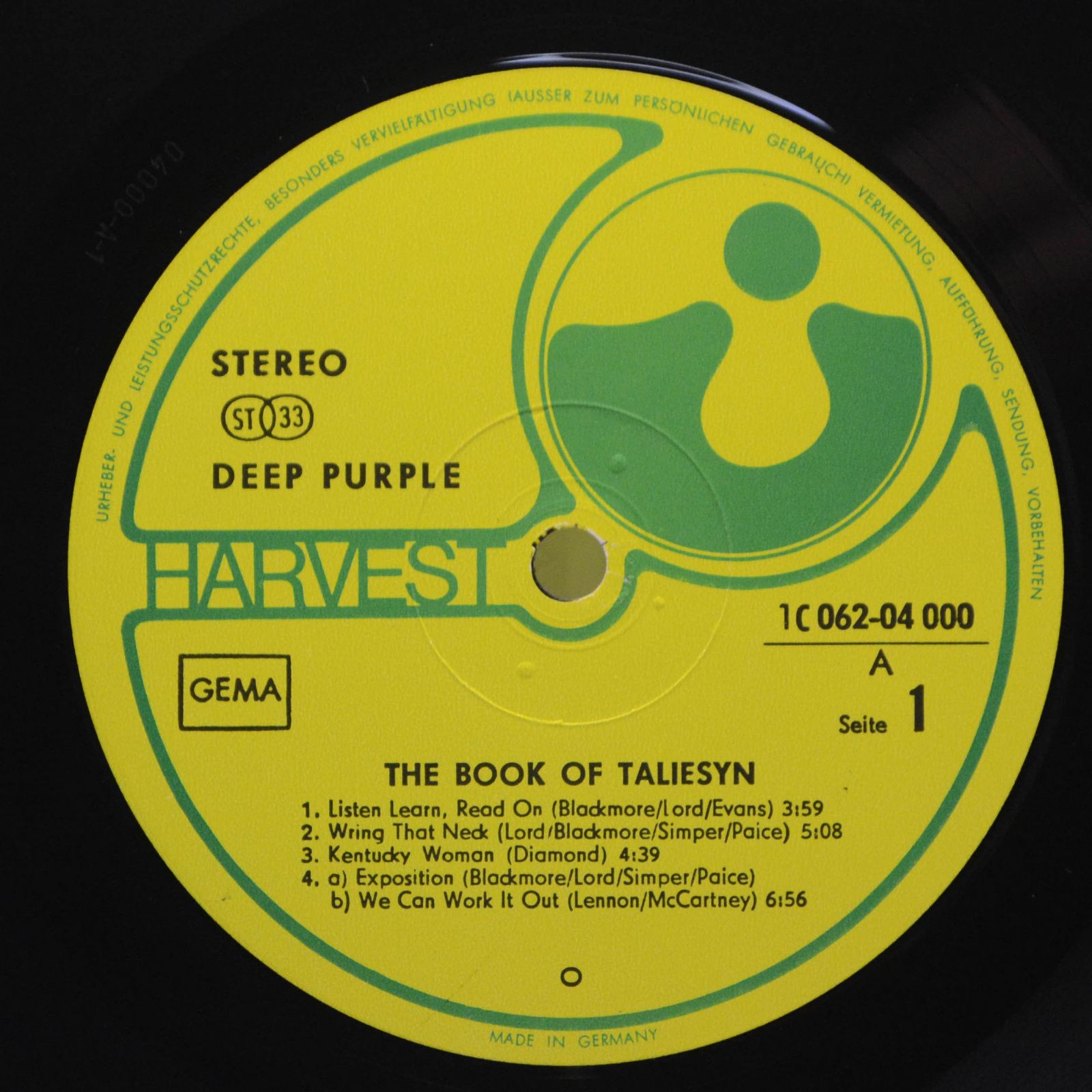 Deep Purple — The Book Of Taliesyn, 1968