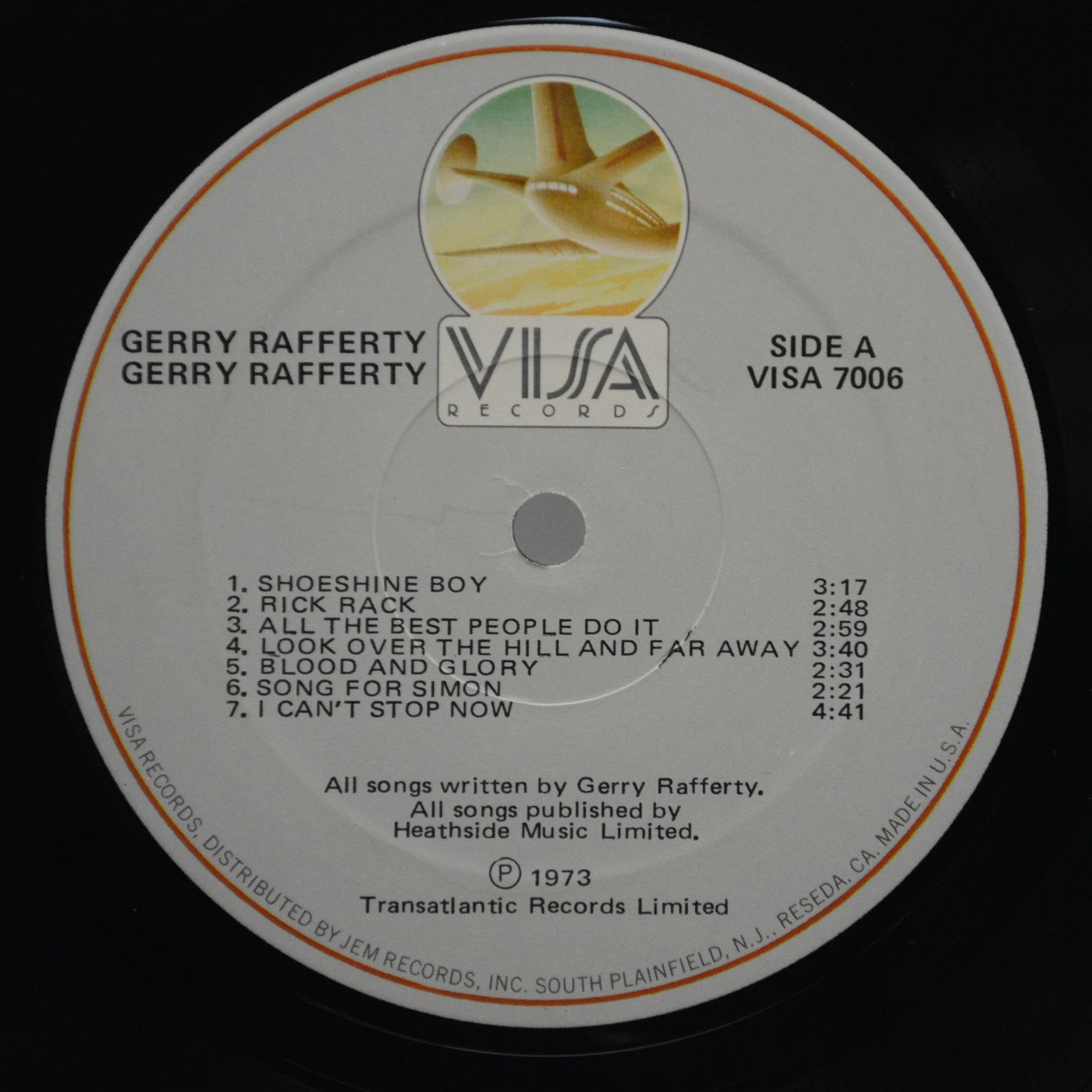 Gerry Rafferty — Gerry Rafferty (USA), 1974