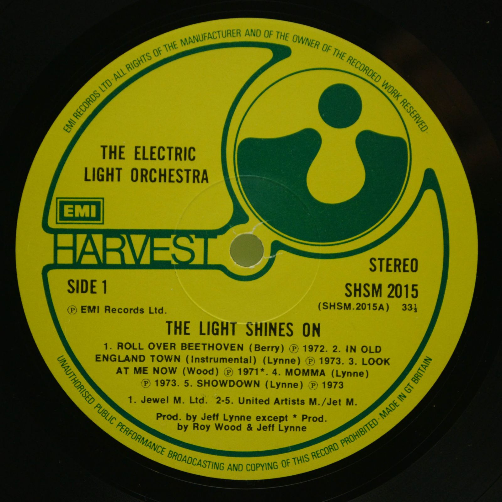 Electric Light Orchestra — The Light Shines On (1-st, UK), 1977