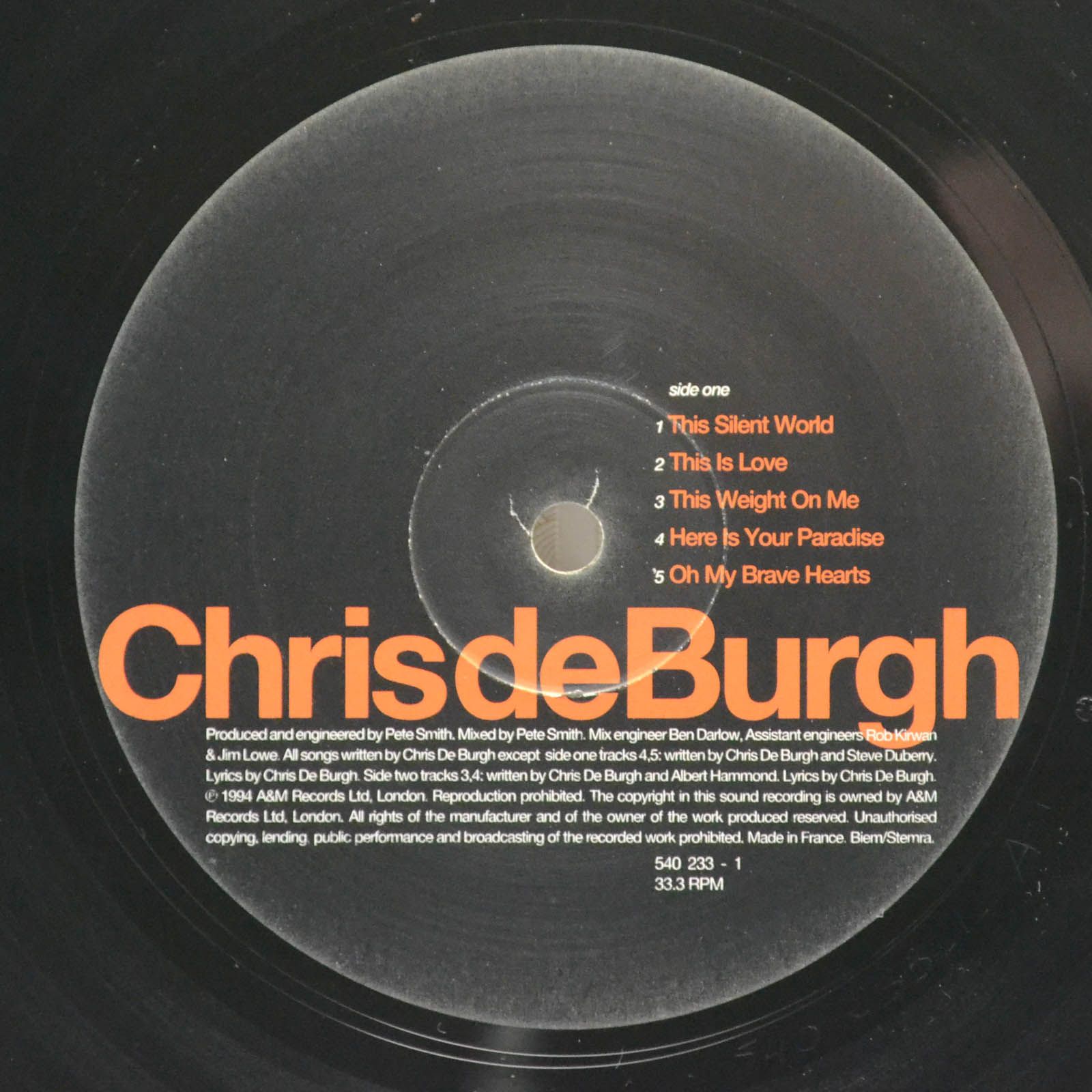 Chris De Burgh — This Way Up, 1994