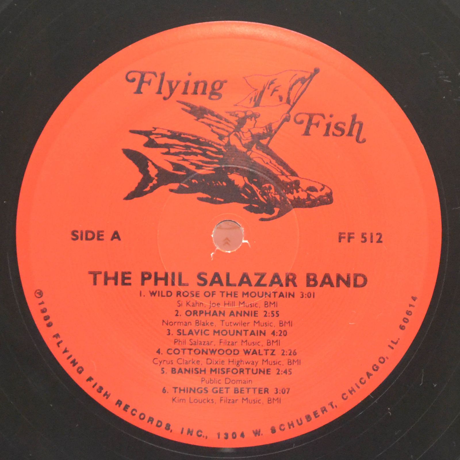 Phil Salazar Band — The Phil Salazar Band, 1989