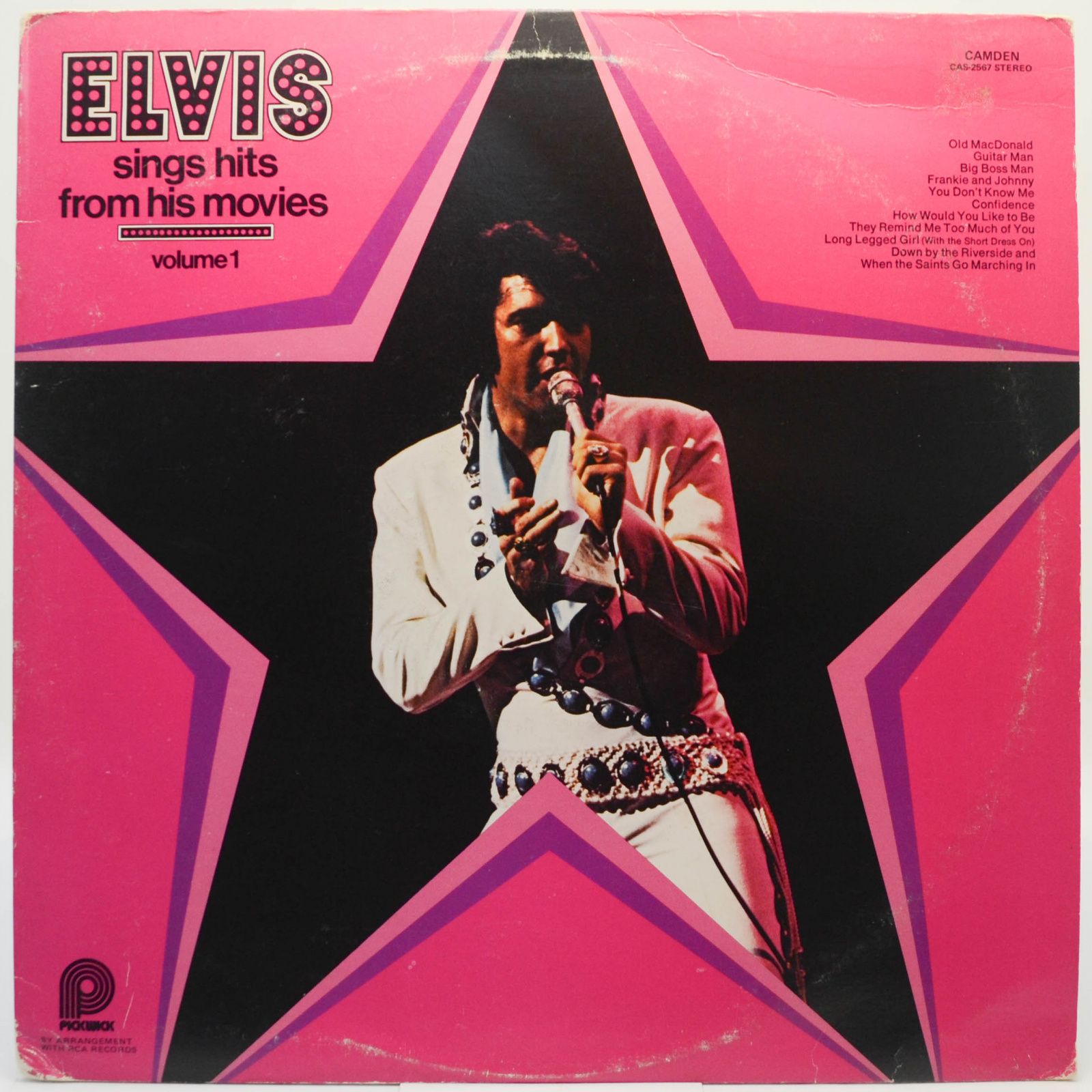 Sings Hits From His Movies Volume 1, 1972