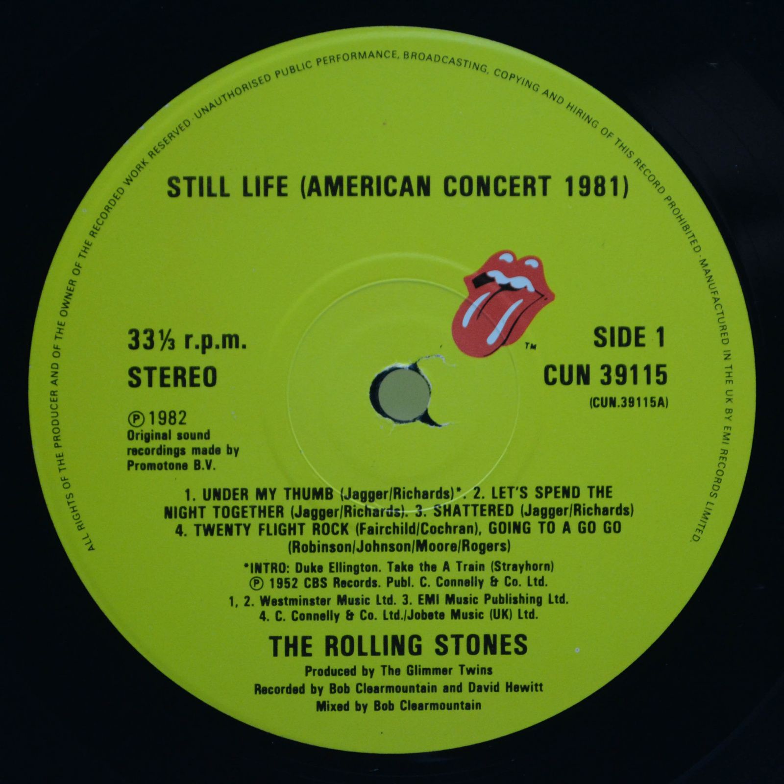 Rolling Stones — Still Life (American Concert 1981), 1982