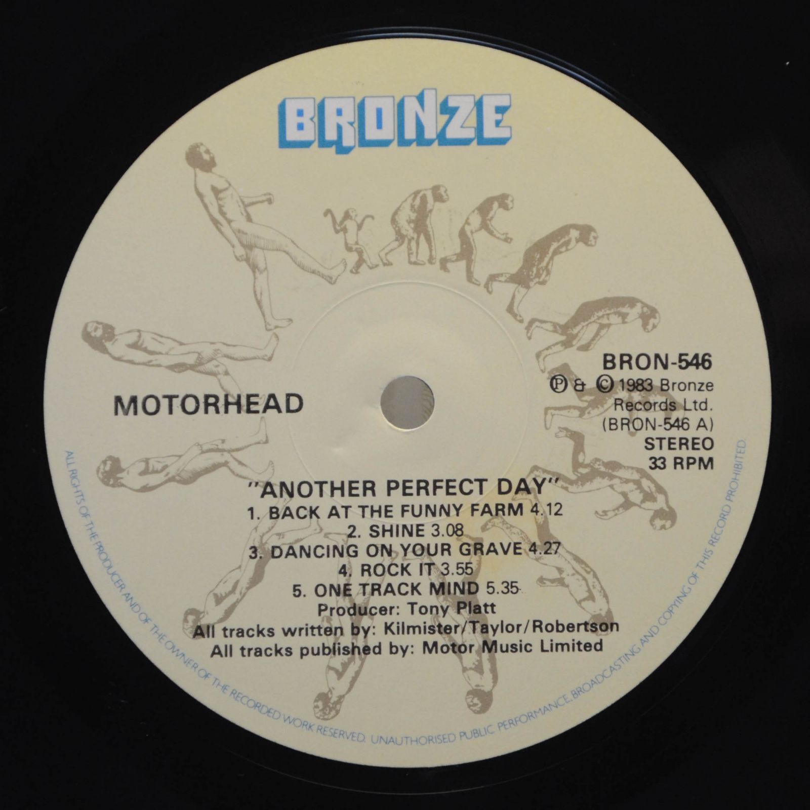 Motörhead — Another Perfect Day, 1983