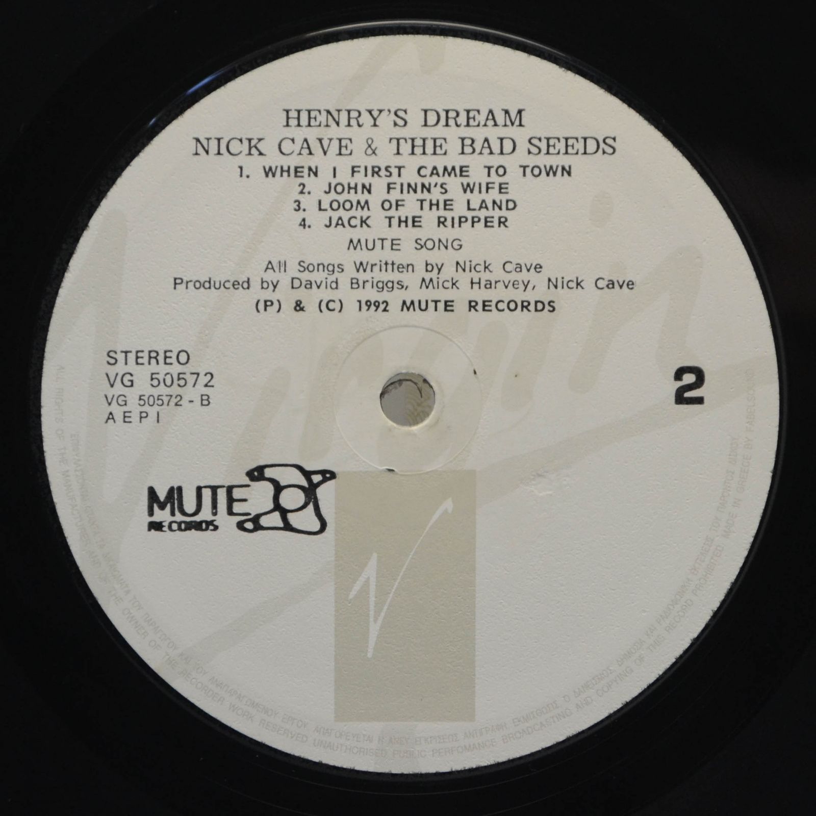 Nick Cave & The Bad Seed — Henry's Dream, 1992