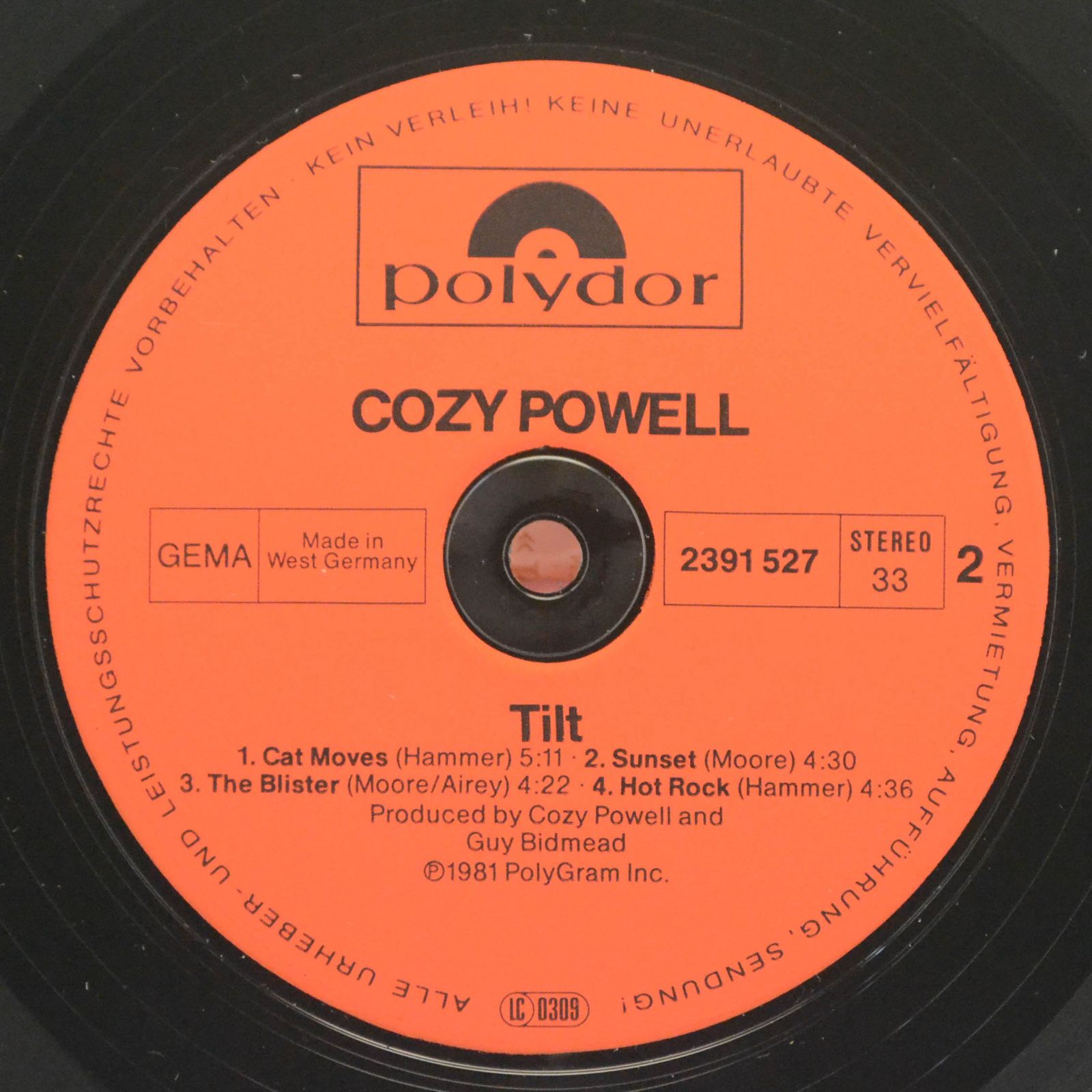 Cozy Powell — Tilt, 1981