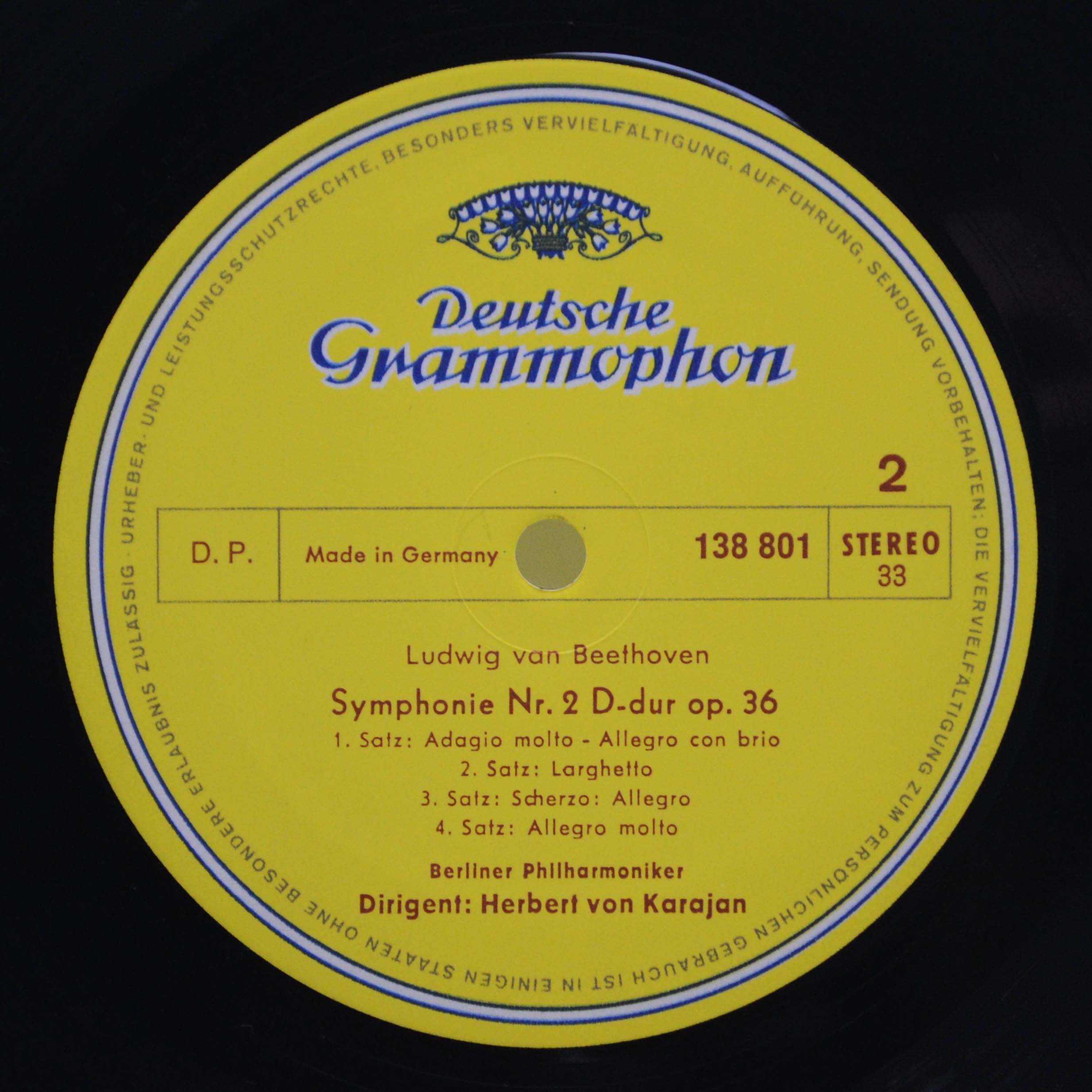 Beethoven - Herbert von Karajan · Berlin Philharmonic — Symphonien 1 & 2, 1963