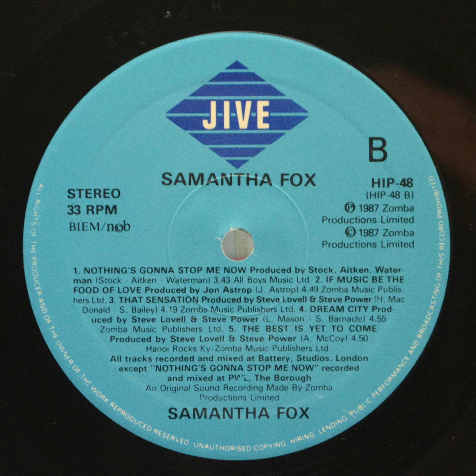 Samantha Fox — Samantha Fox, 1987