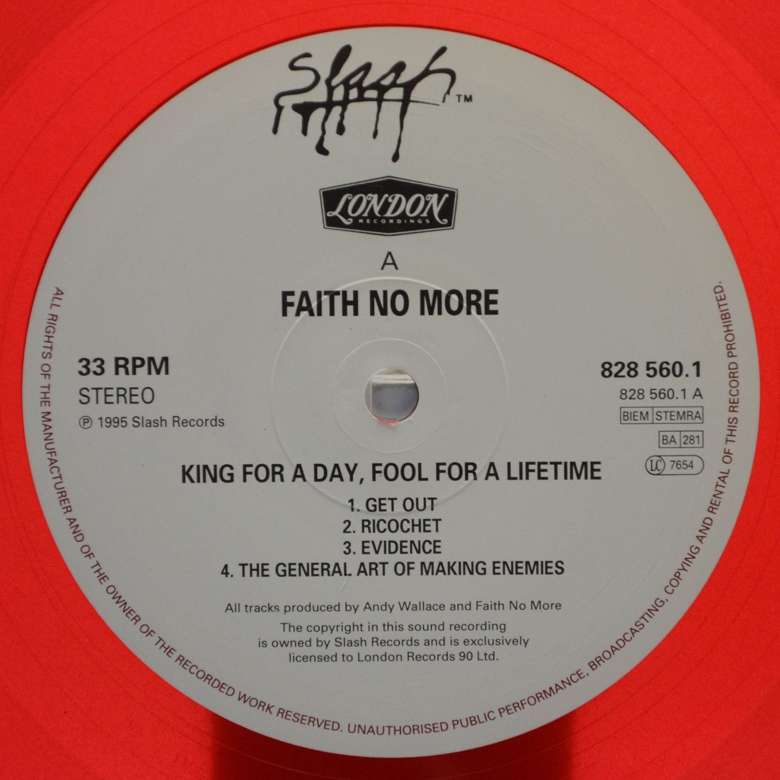 Faith No More — King For A Day Fool For A Lifetime (2LP), 1995
