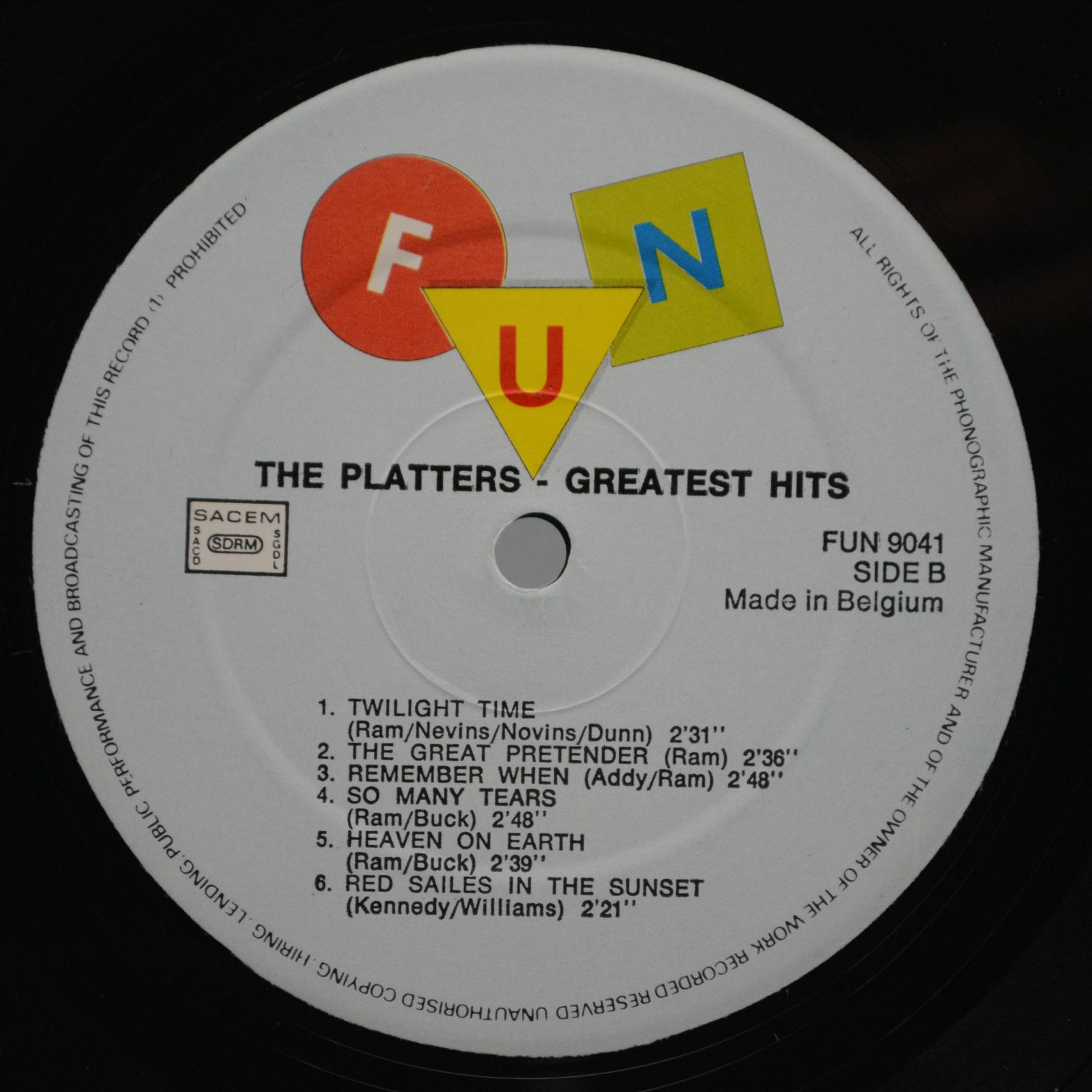 Platters — Greatest Hits, 1983