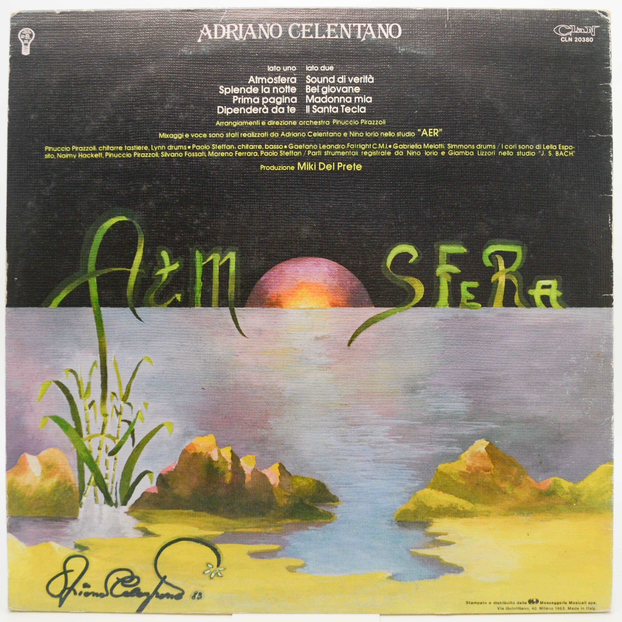Adriano Celentano — Atmosfera (1-st, Italy, Clan), 1983