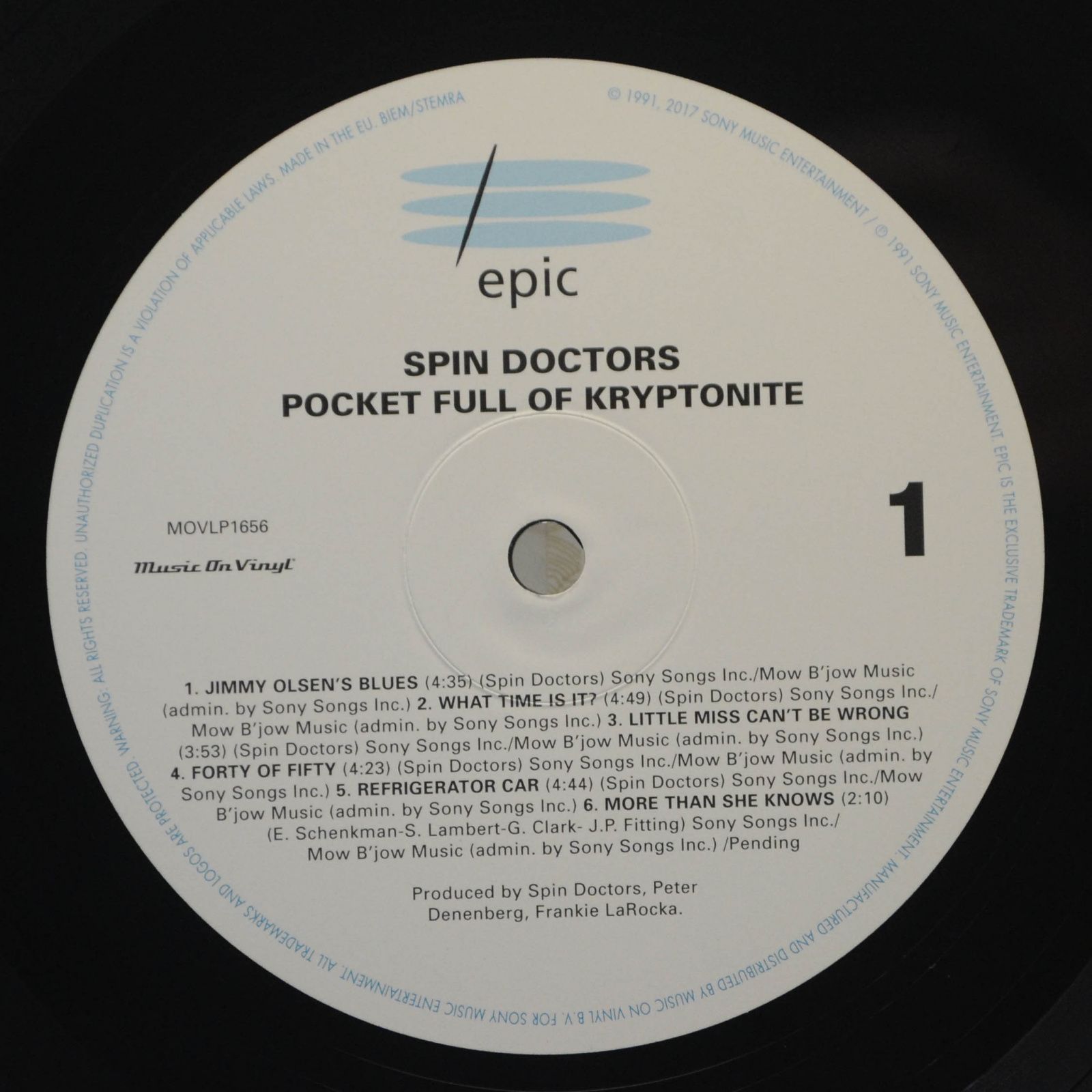 Spin Doctors — Pocket Full Of Kryponite, 2017