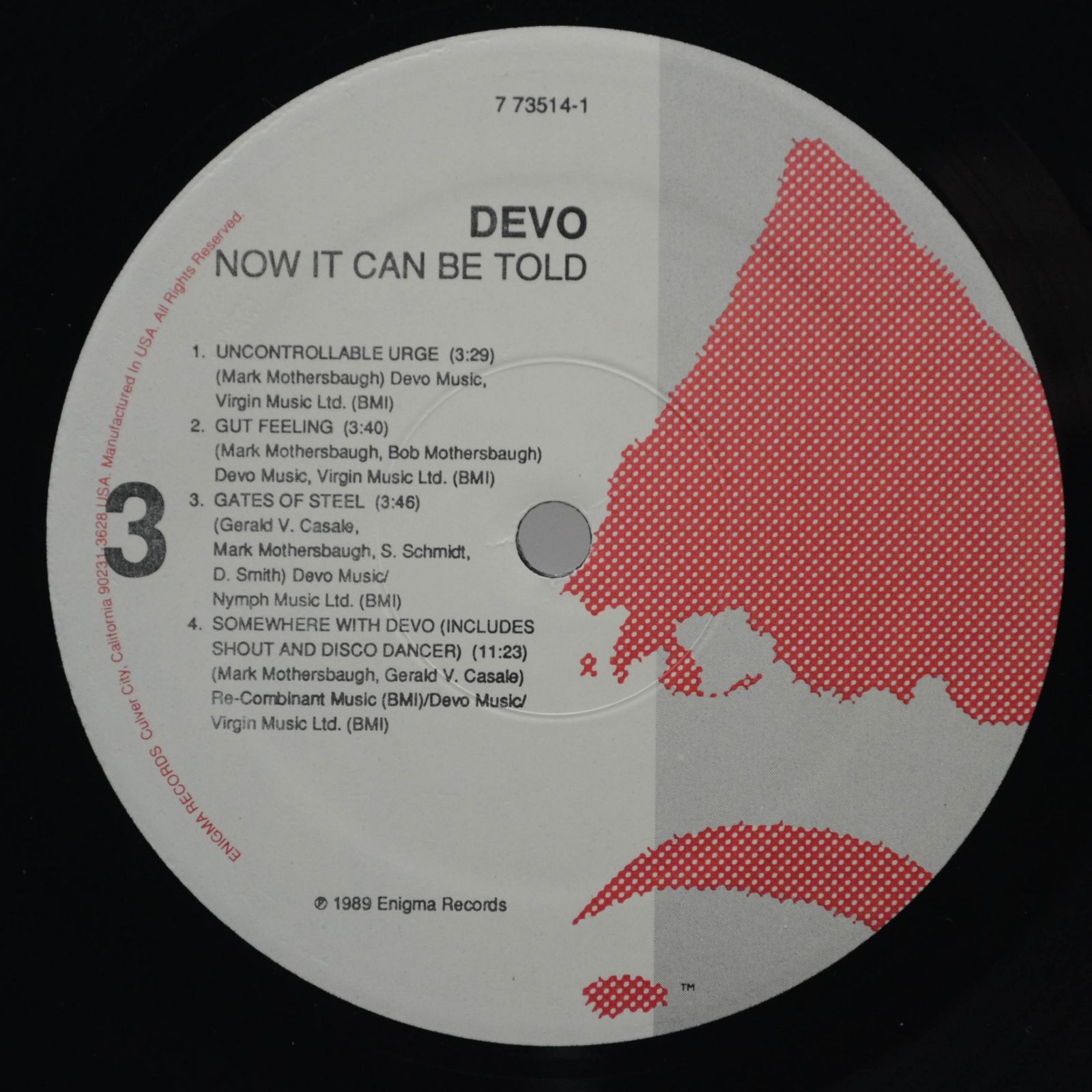 Devo — Now It Can Be Told (Devo At The Palace 12/9/88) (2LP, USA), 1989