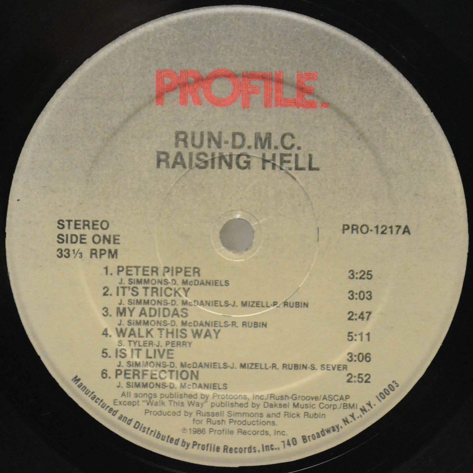 Run DMC — Raising Hell (USA), 1986