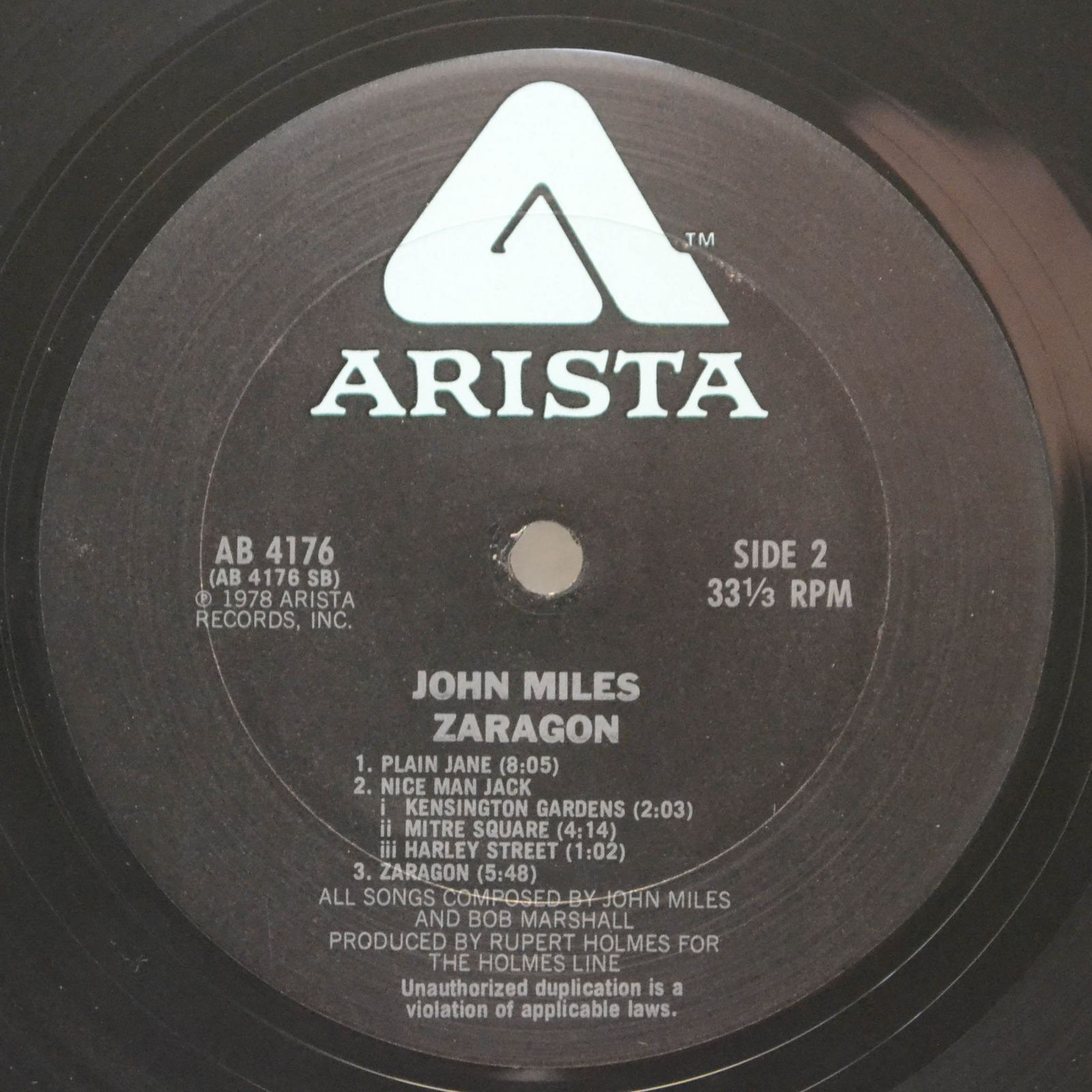 John Miles — Zaragon (USA), 1978