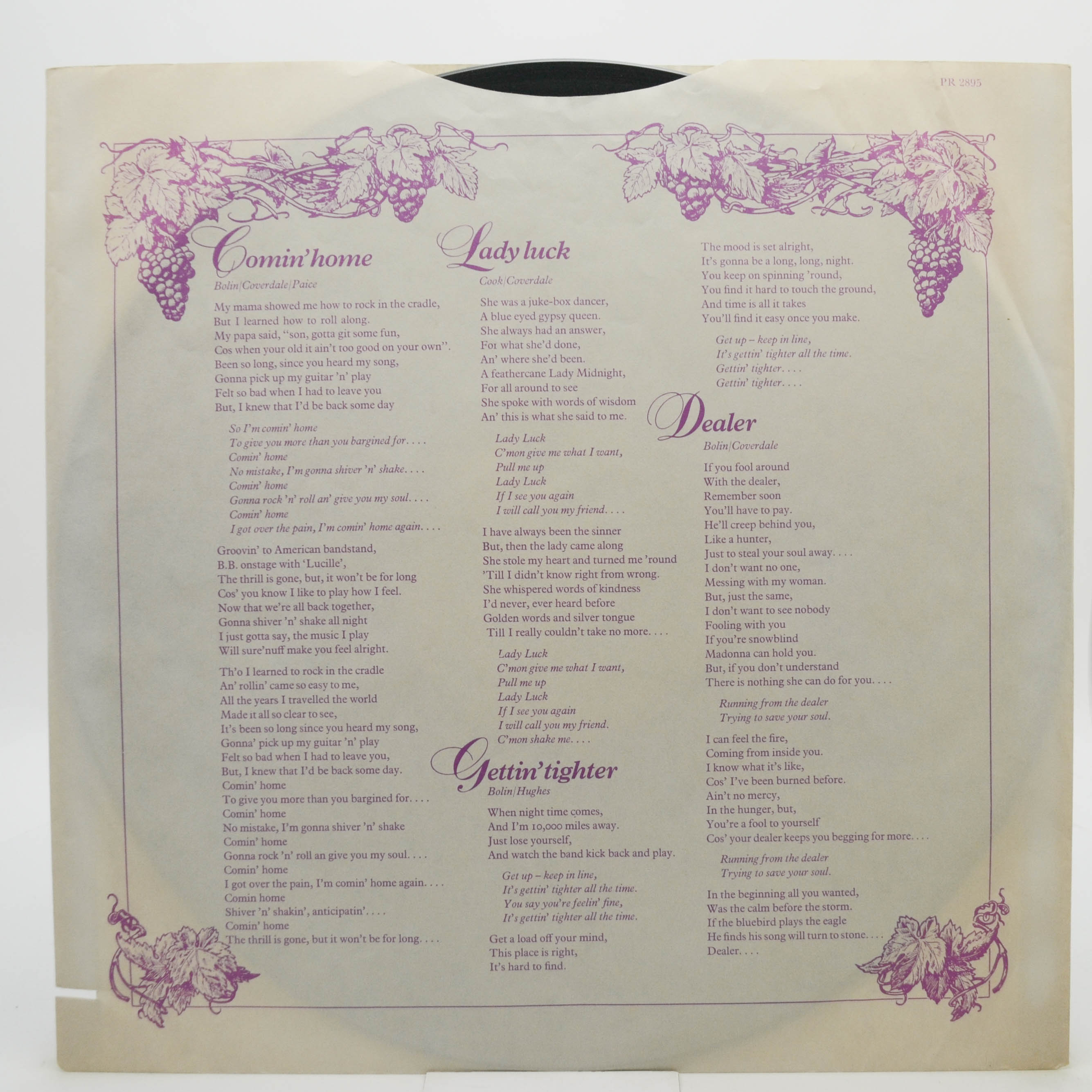 Deep Purple — Come Taste The Band (USA), 1975