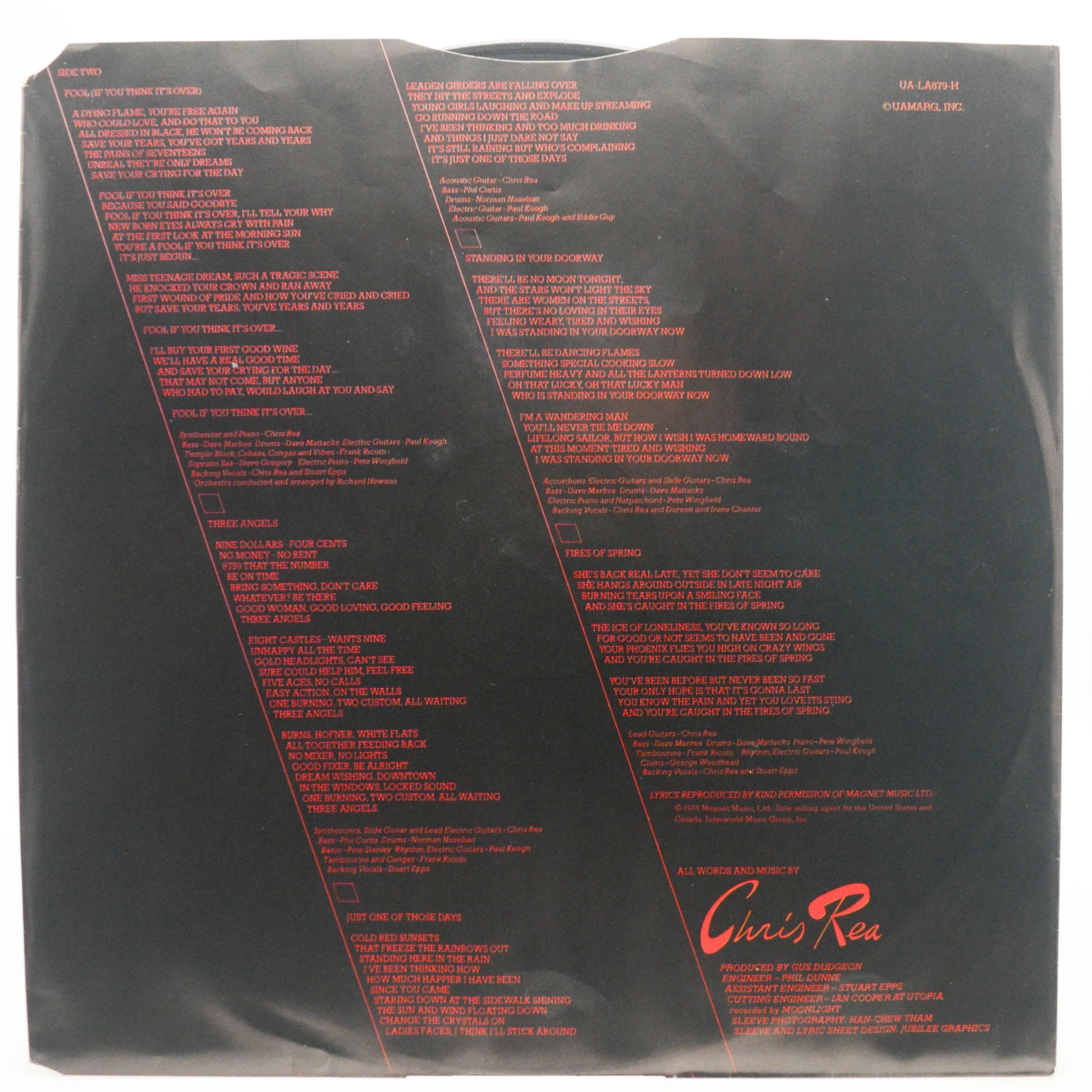 Chris Rea — Whatever Happened To Benny Santini? (USA), 1978