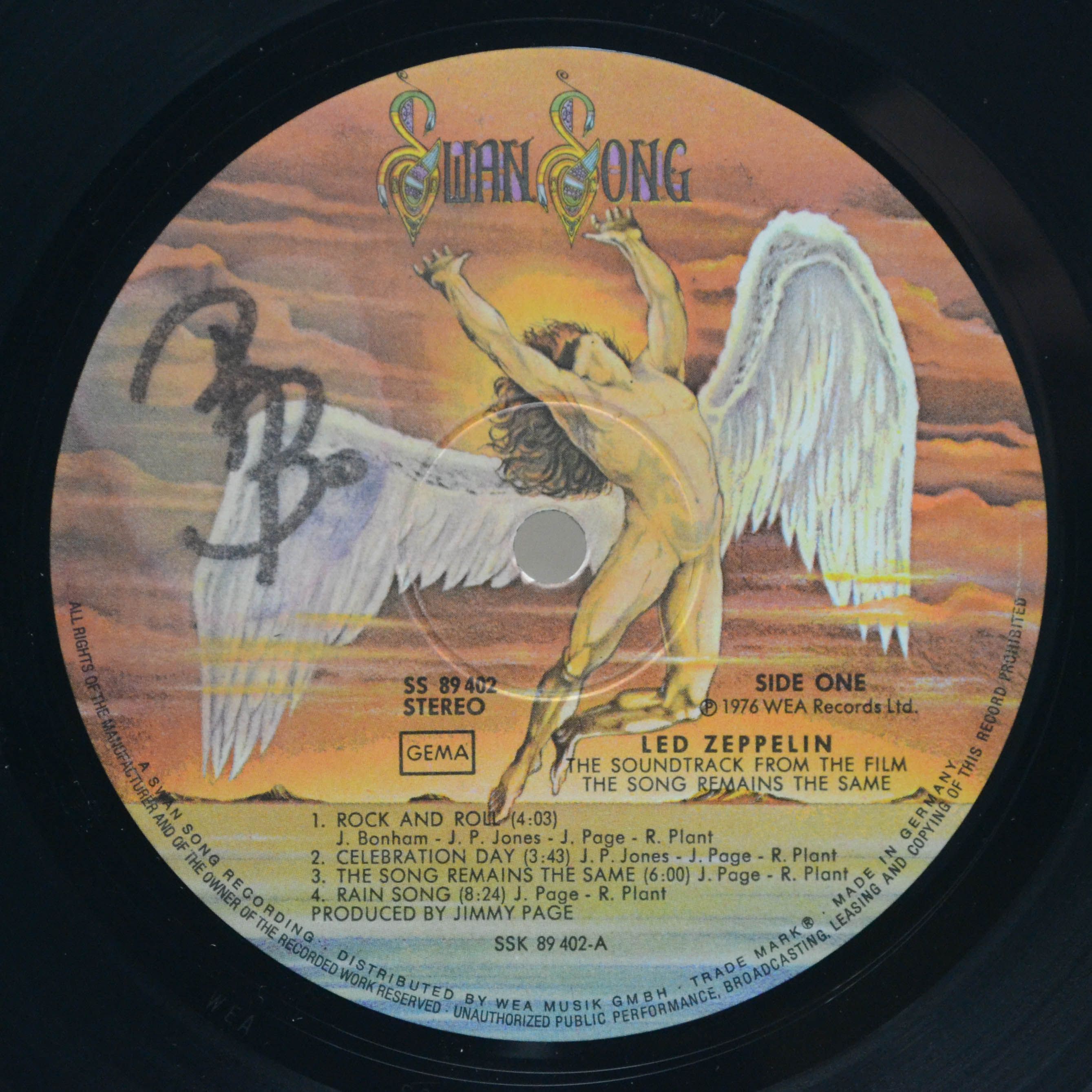 Виниловая пластинка Led Zeppelin — The Soundtrack From The Film The Song Remains The Same (2LP), 1976