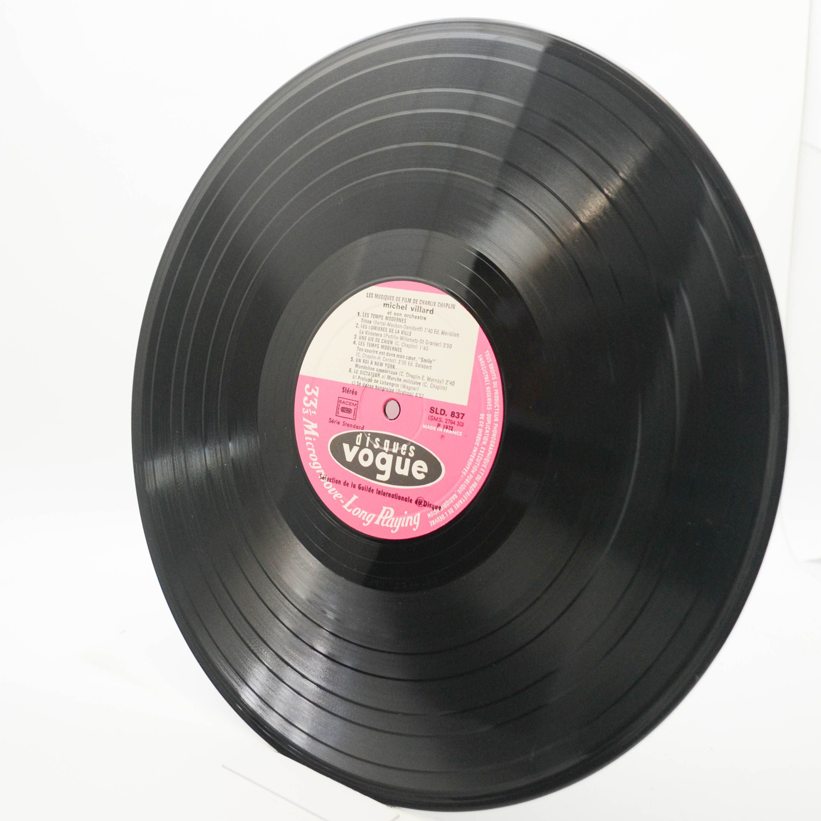 Charlie Chaplin - Michel Villard — Les Musiques Des Films De Charlie Chaplin (1-st, France), 1972