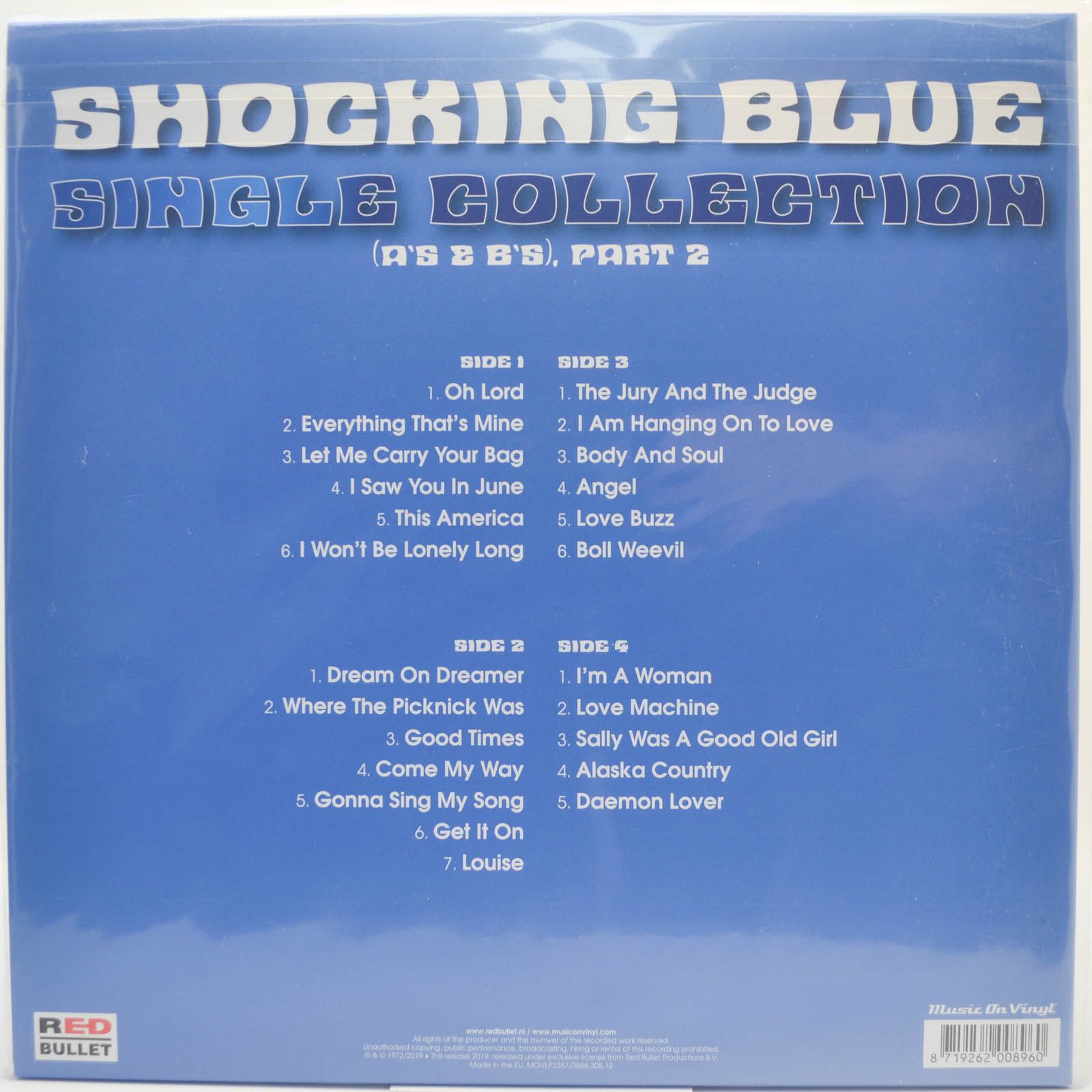 Shocking Blue — Single Collection (A's & B's), Part 2 (2LP), 2019