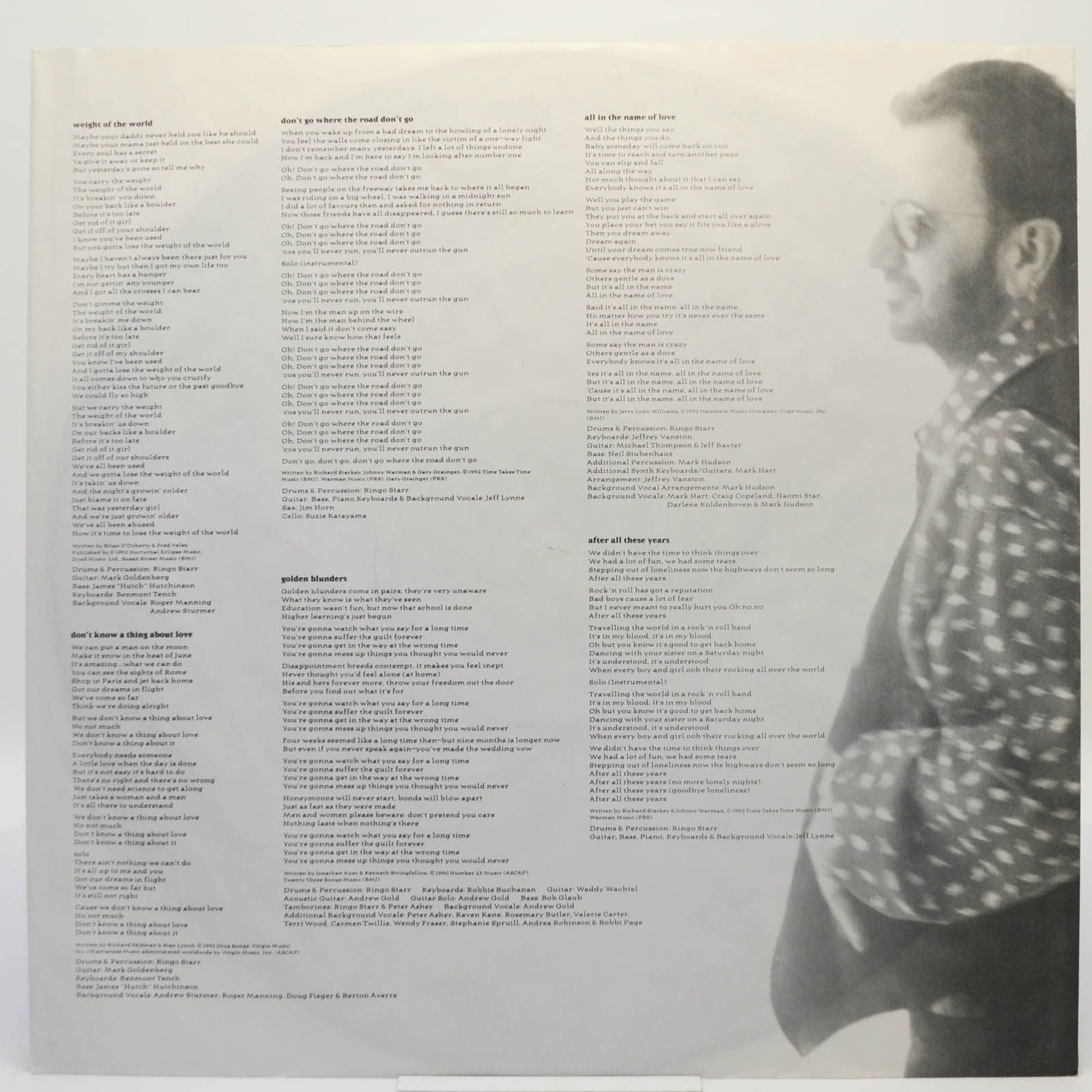 Ringo Starr — Time Takes Time, 1992